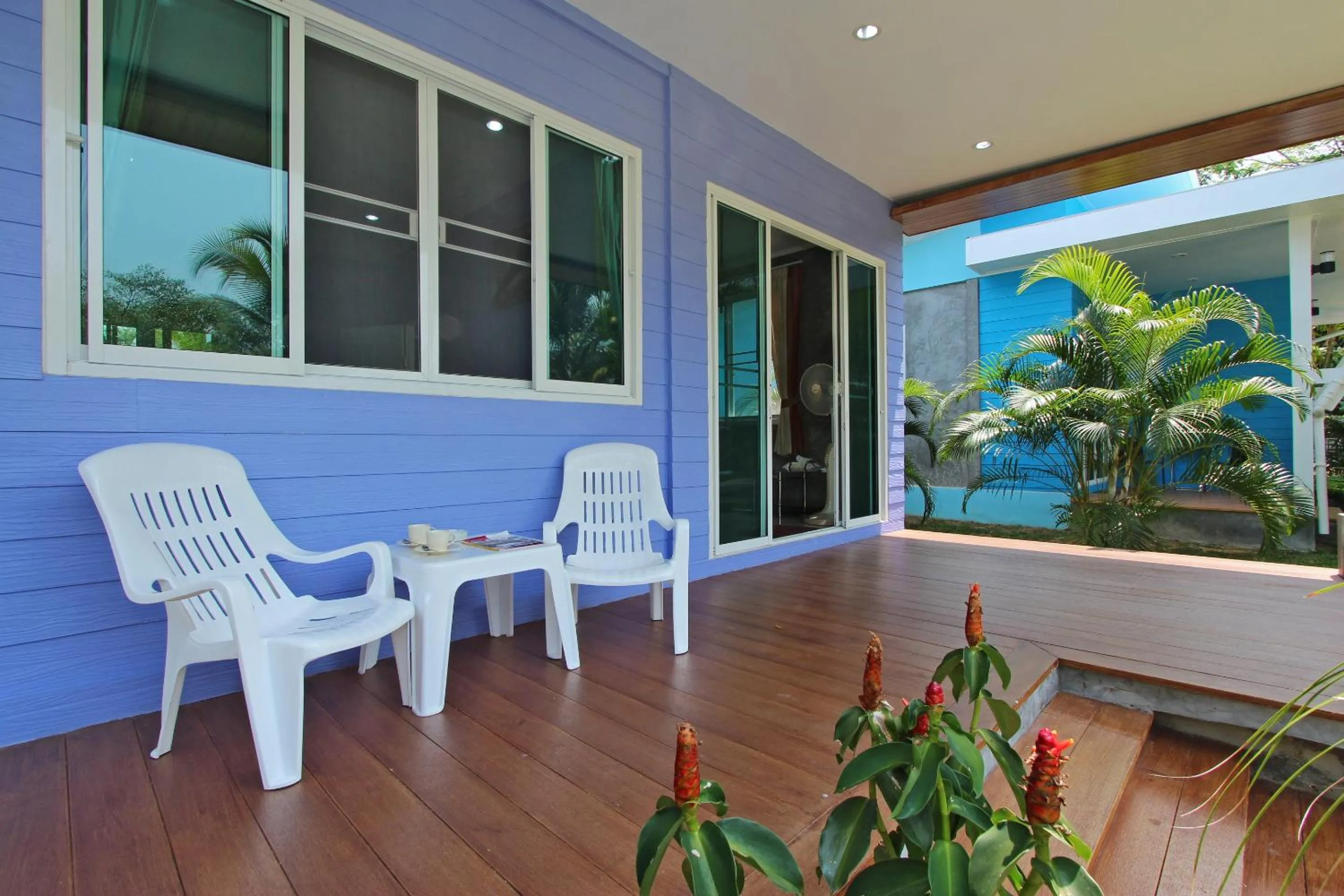 Patio in Maikhao Home Garden Bungalow