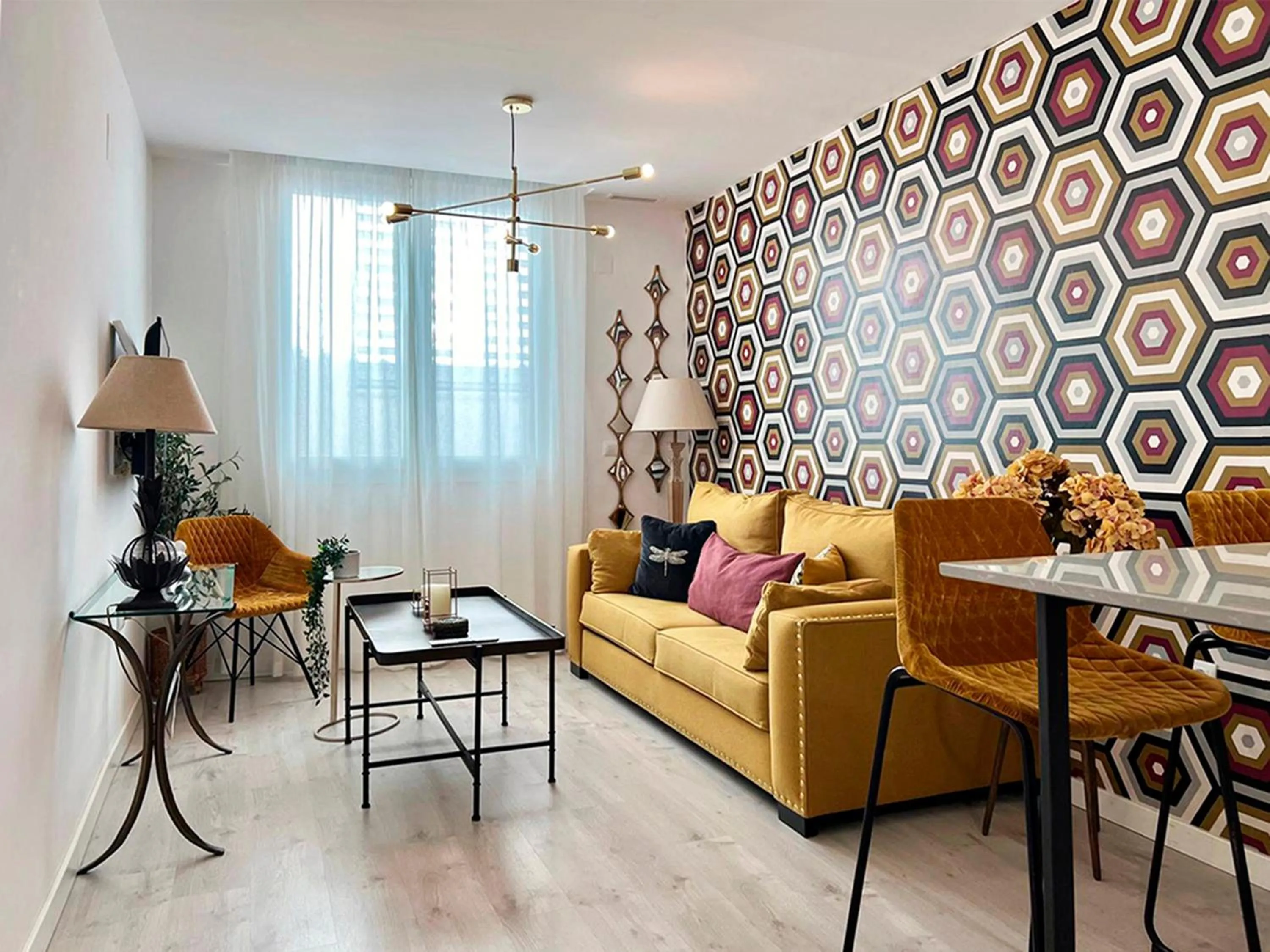 Living room in Apartamentos Realejo Campo del Príncipe 3000