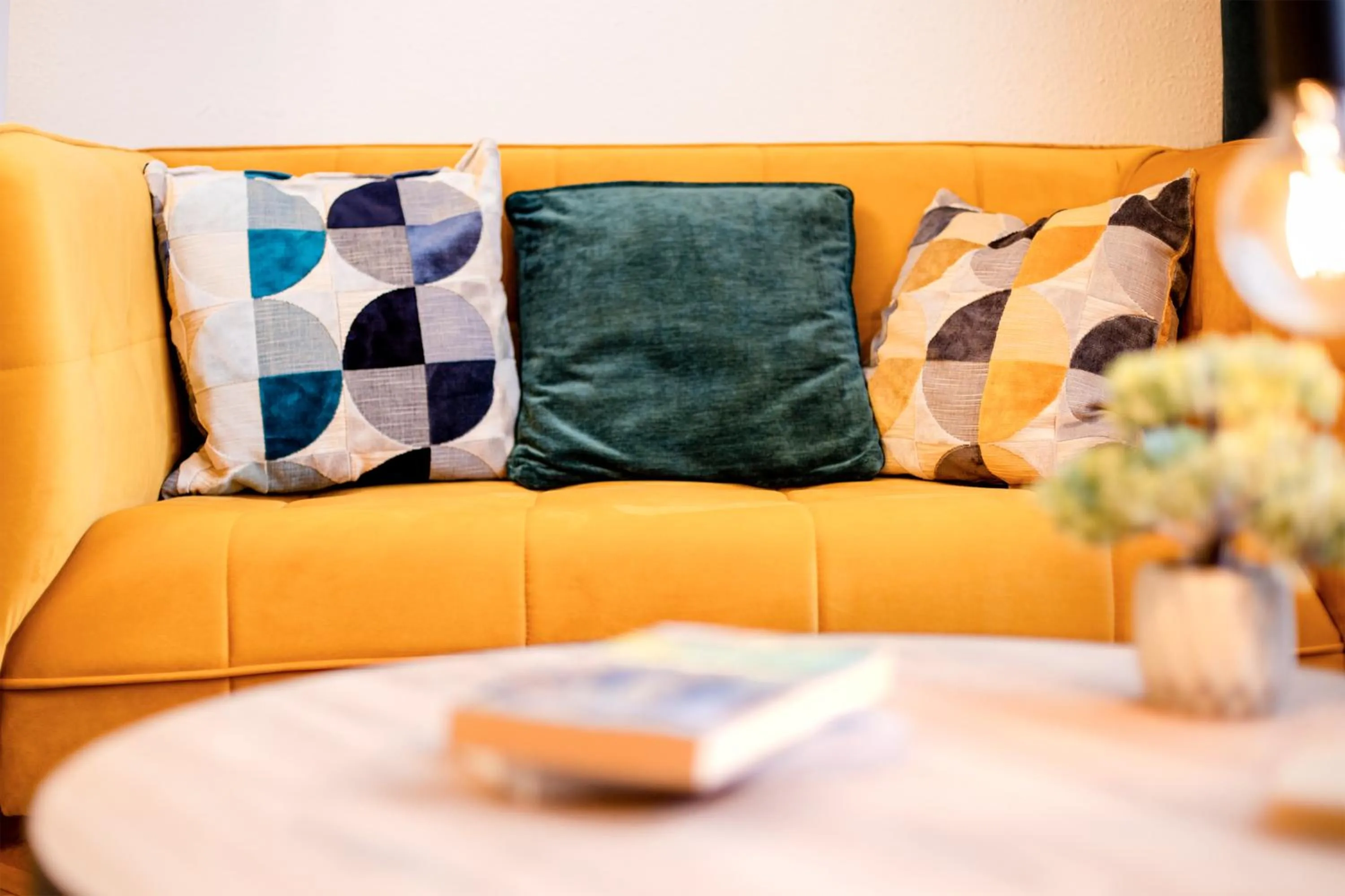 Living room in Maverick Apartments