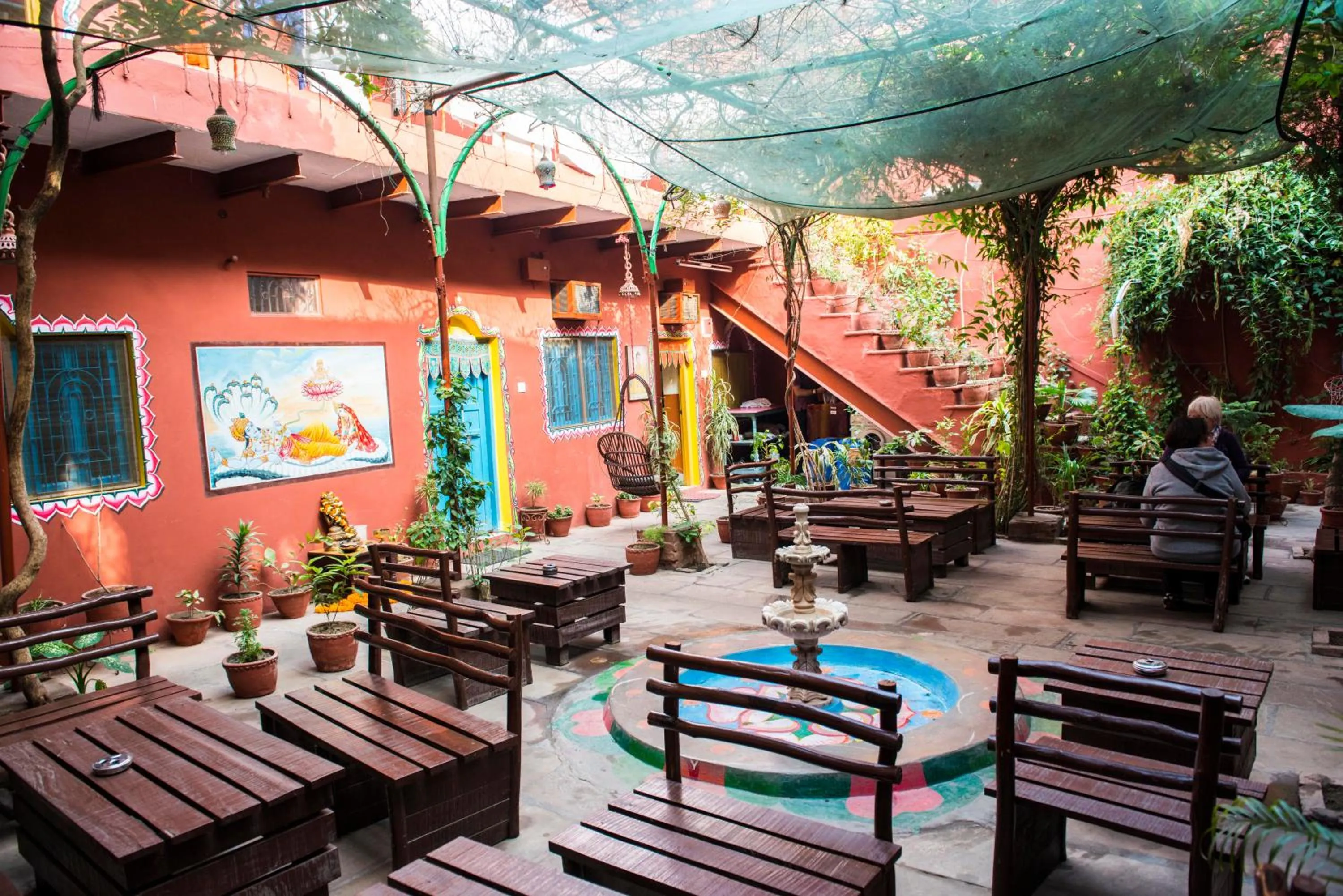 Patio in Ganpati Guest House