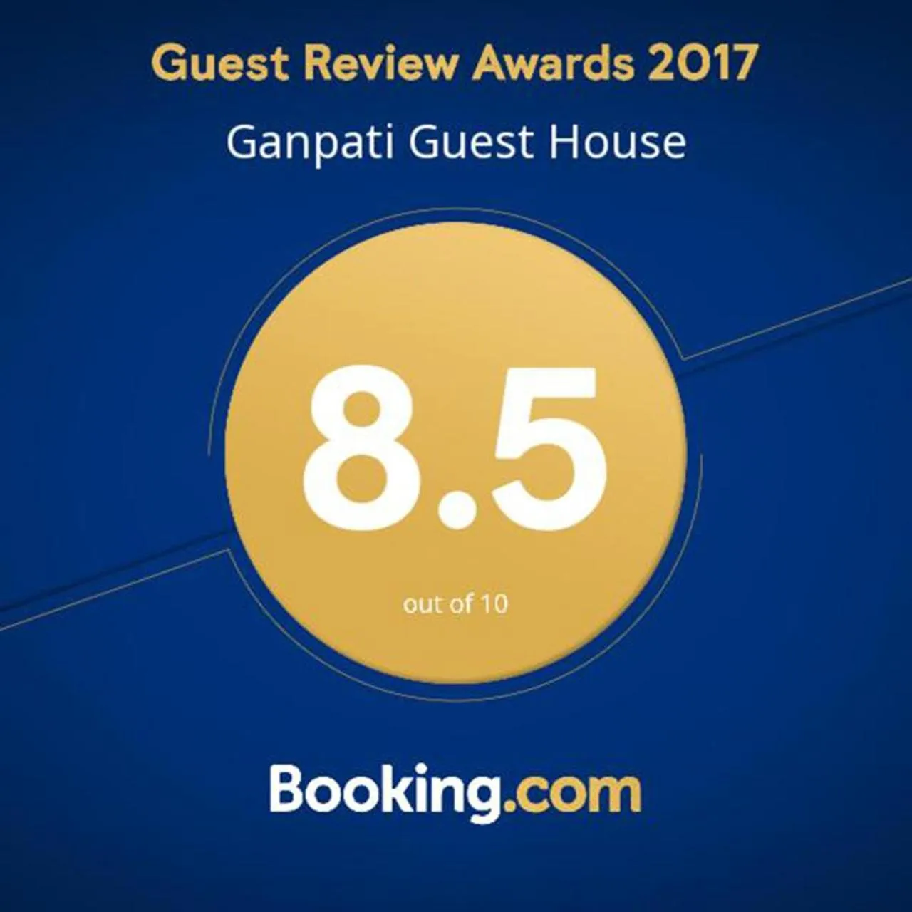 Certificate/Award in Ganpati Guest House