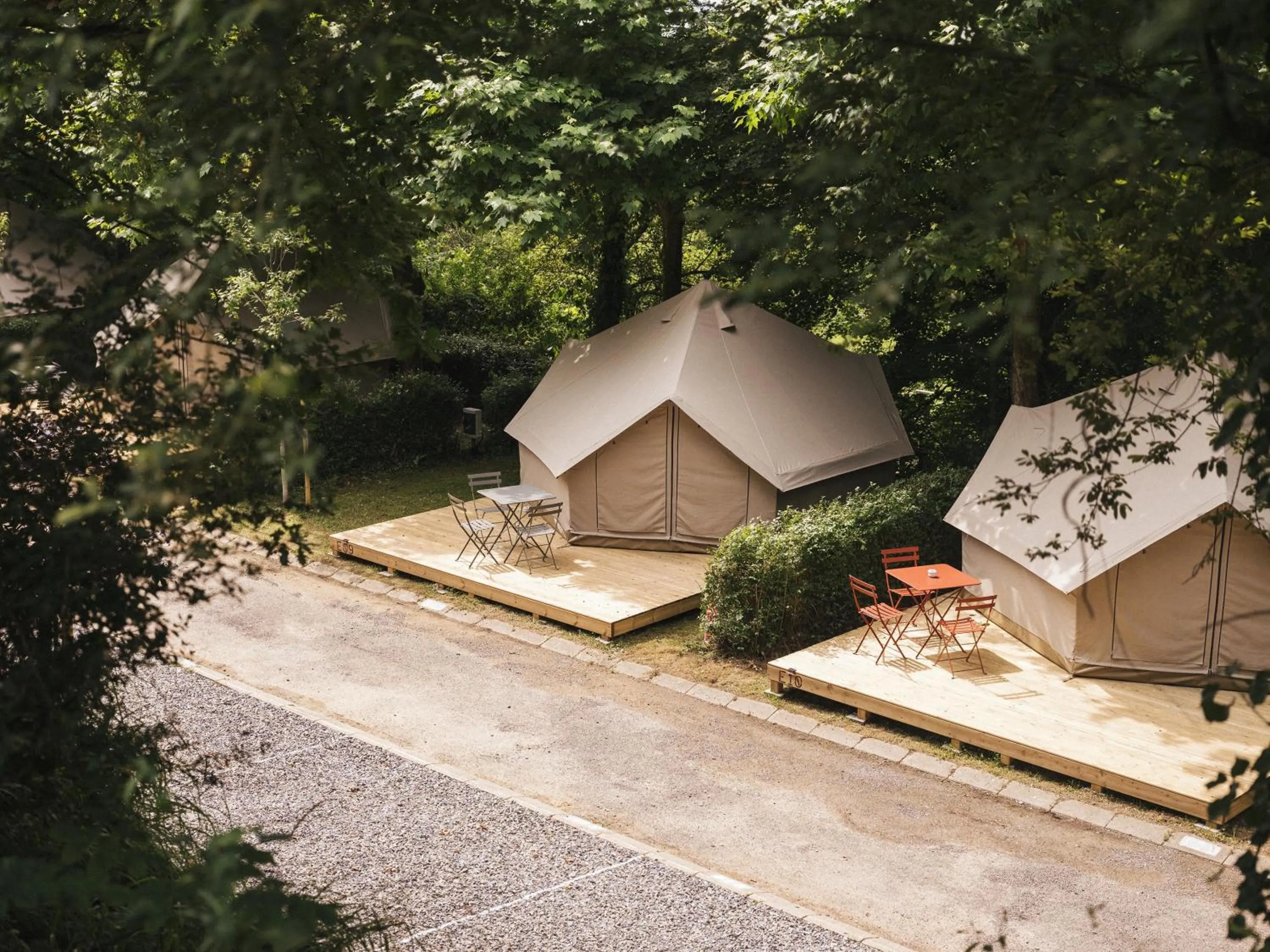 Natural landscape in Wecamp San Sebastián