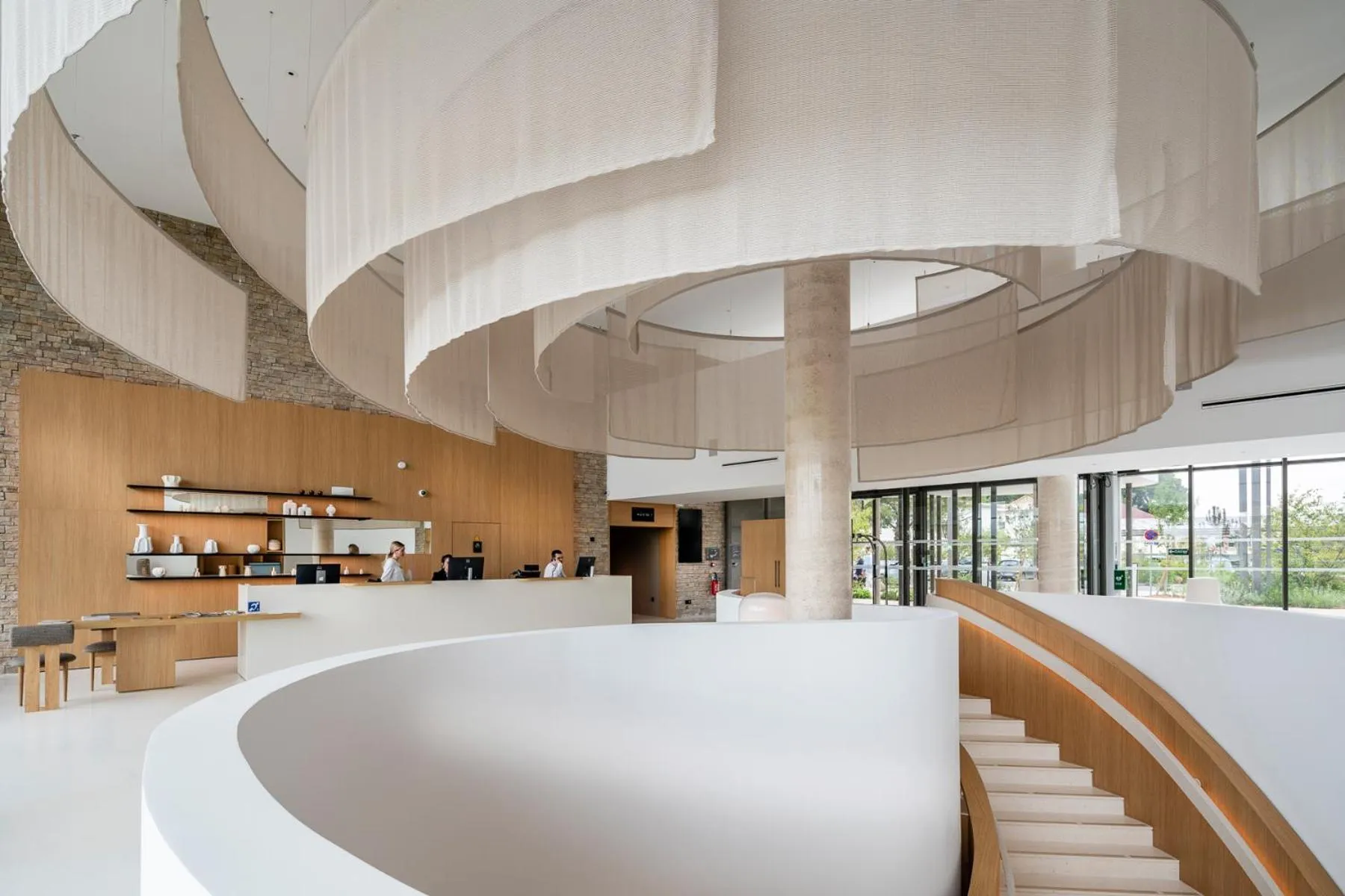 Lobby or reception in Hôtel Horizon Resort Massane & Spa