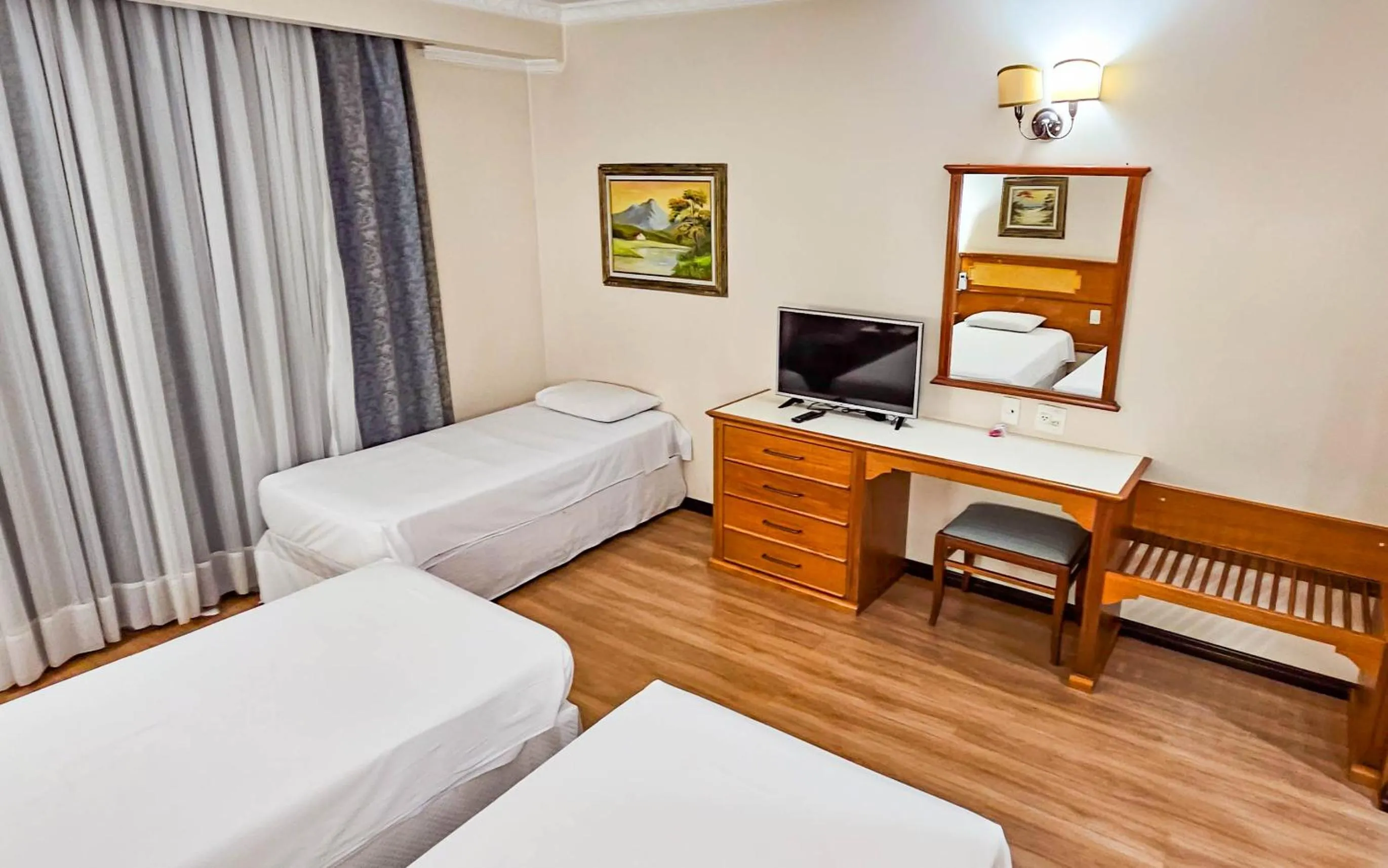 Bedroom, Bed in Hotel Euro Suite Campinas by Nacional Inn - Próximo ao Cambuí