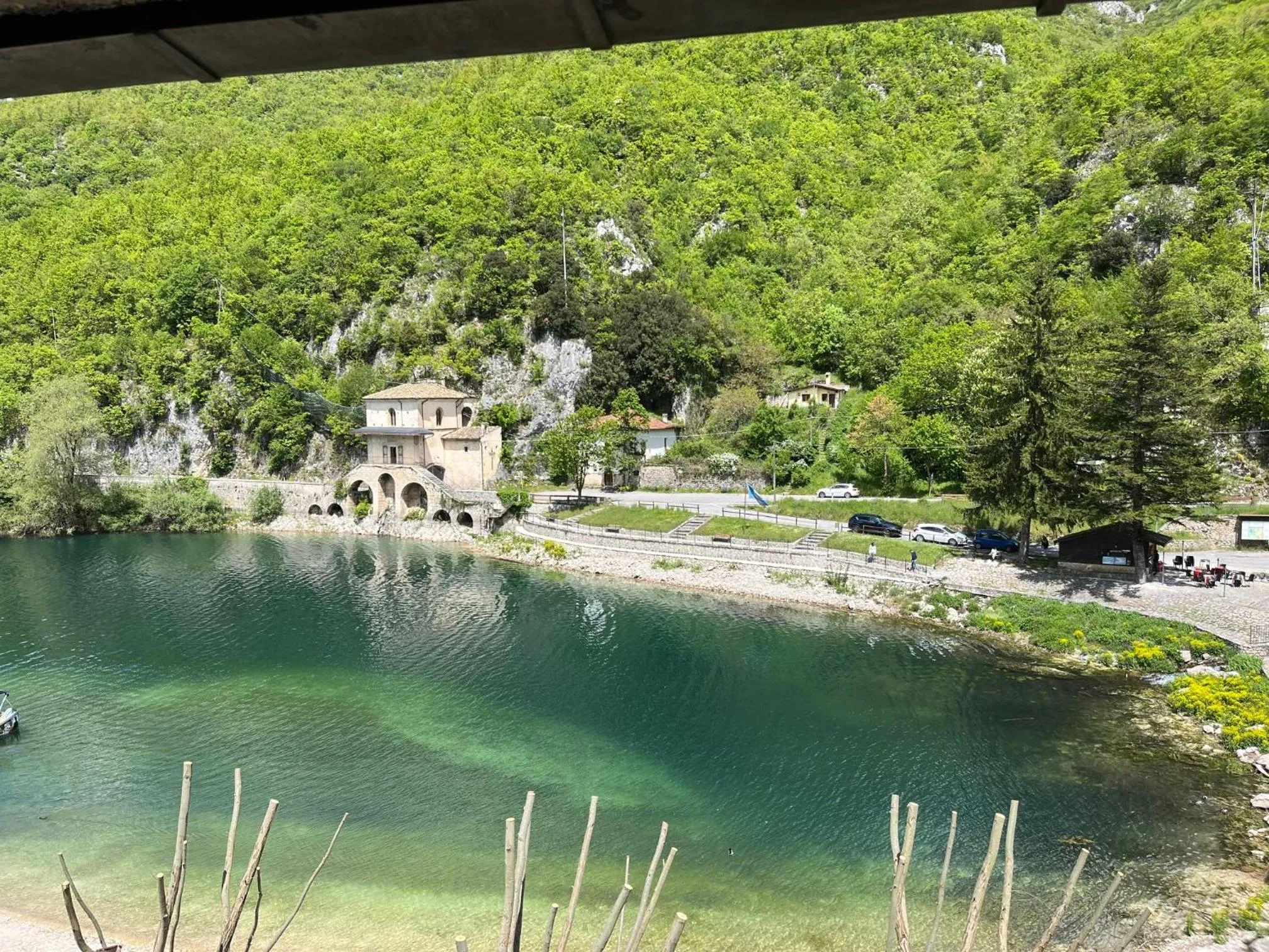 Lake view in Hotel Garni del Lago