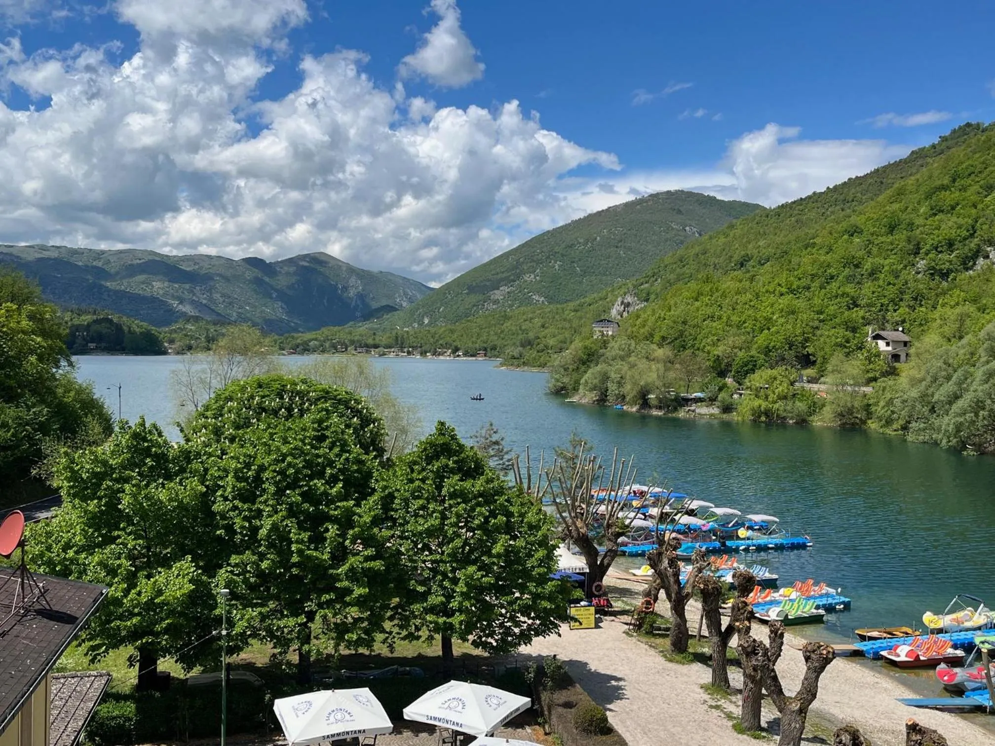 Lake view in Hotel Garni del Lago