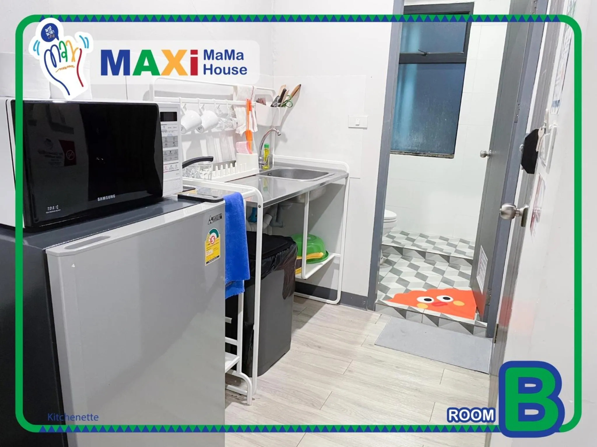 Kitchen or kitchenette in MAXi MaMa House