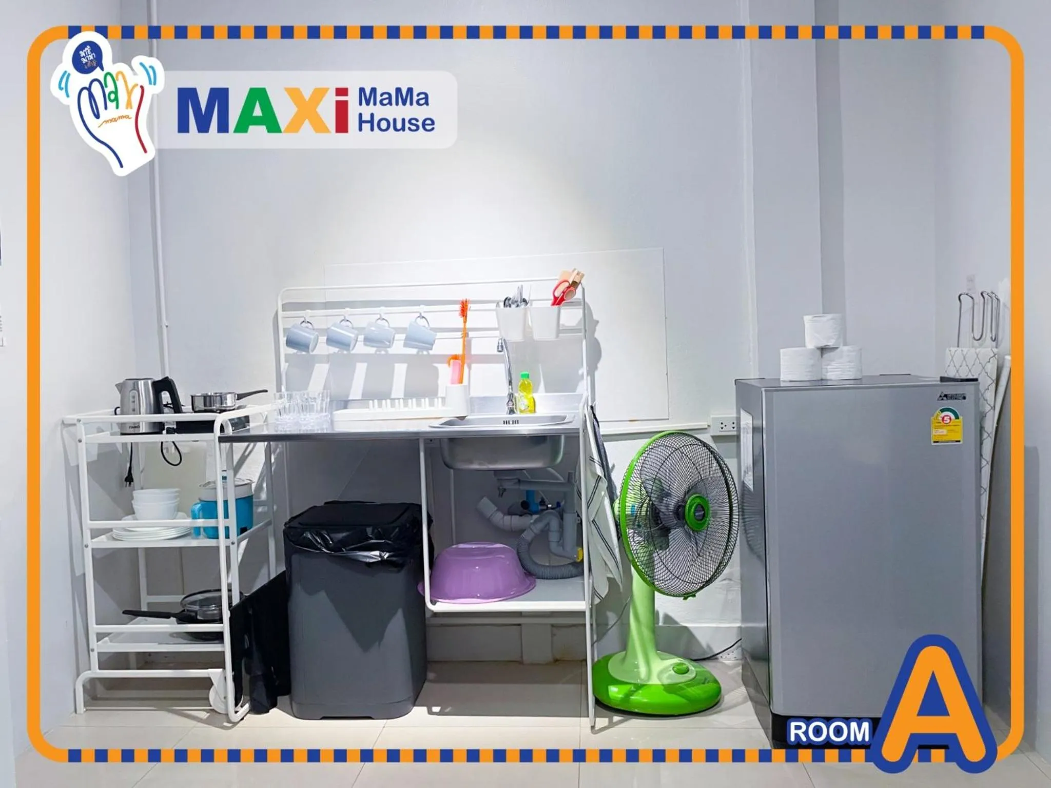 Kitchen or kitchenette in MAXi MaMa House