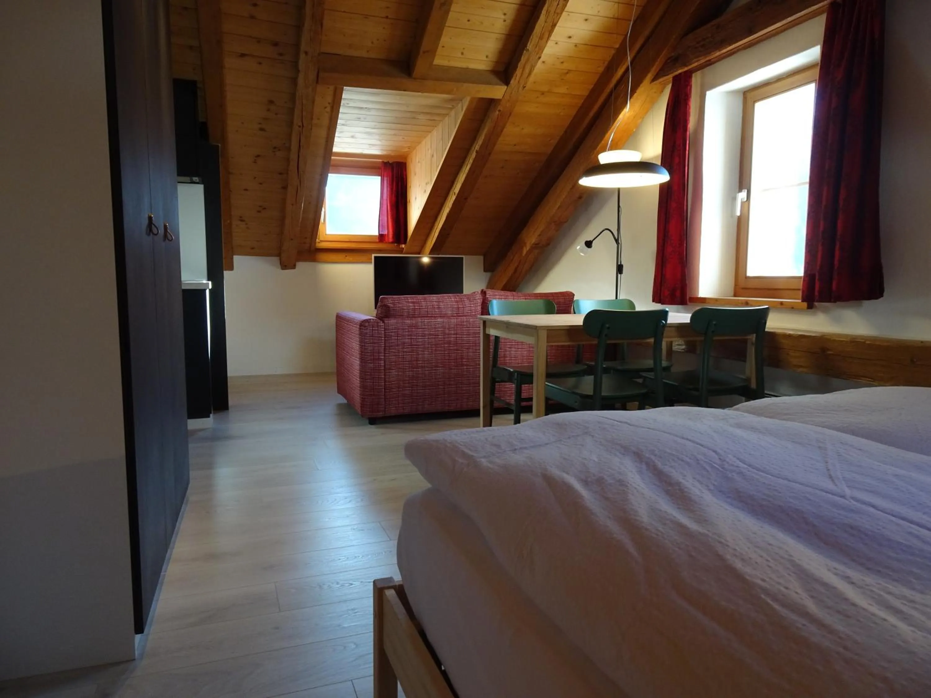 Bed in B&B Chasa Arfusch