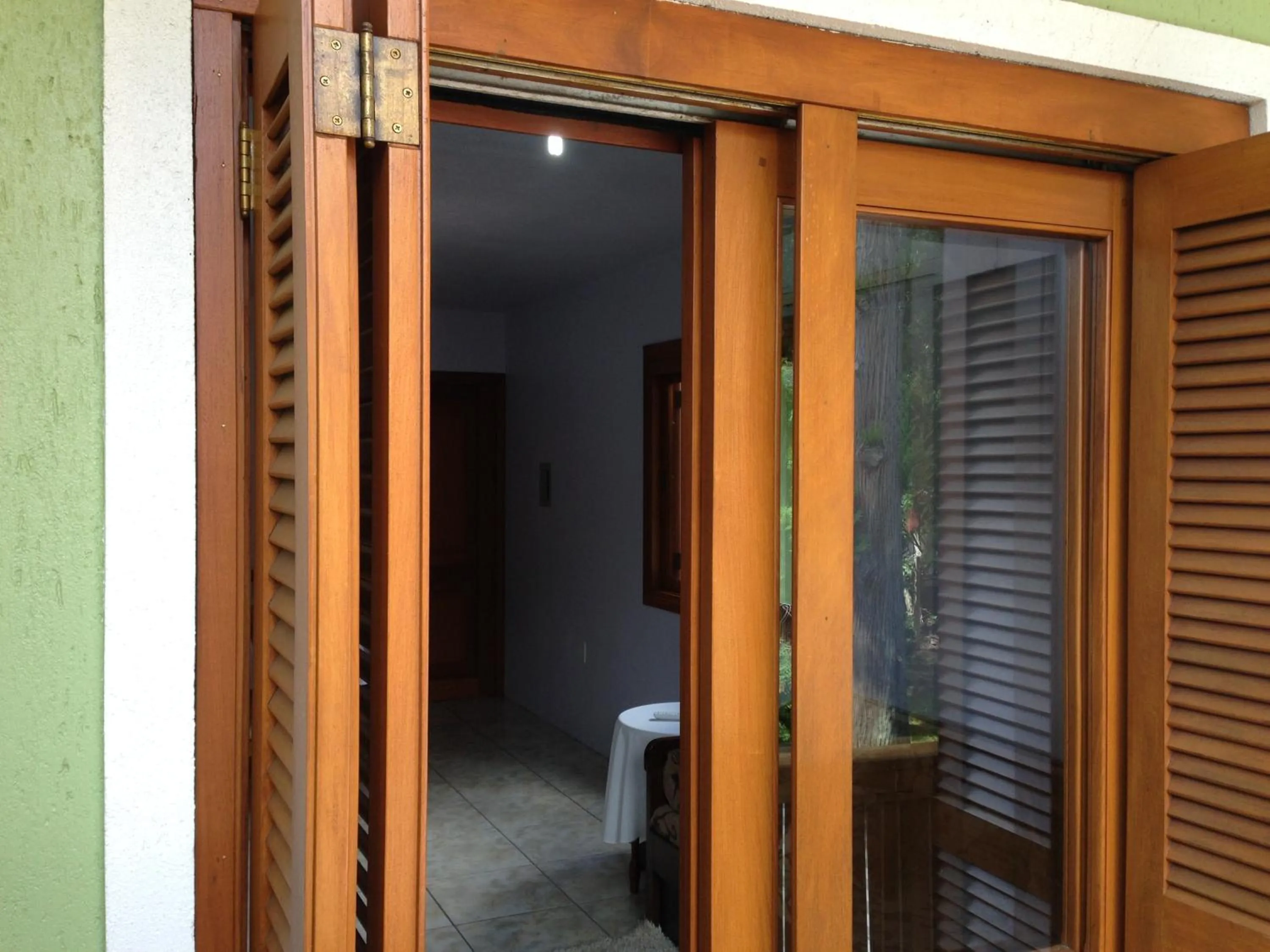 Balcony/Terrace in Pousada Caminho dos Plátanos