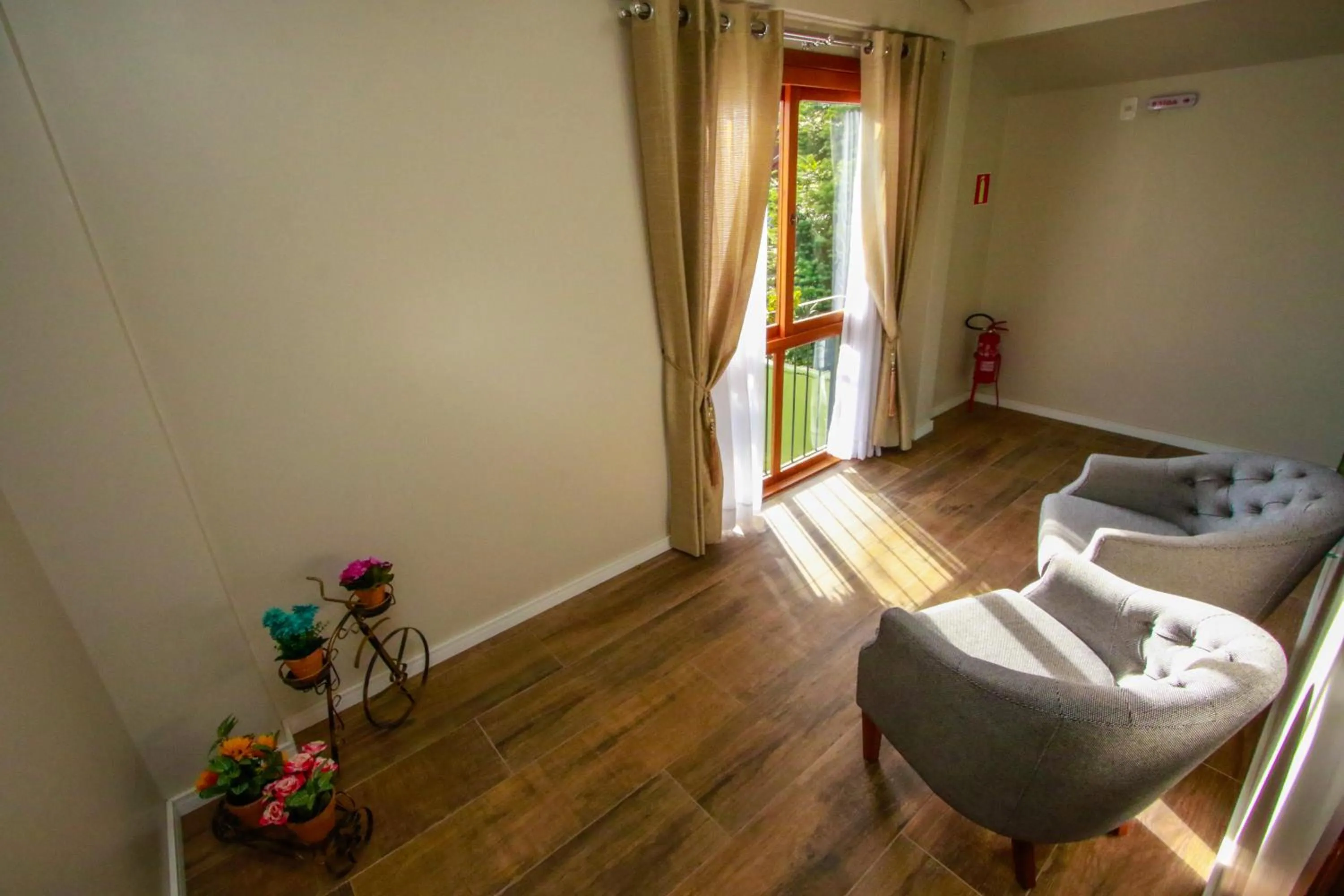 Balcony/Terrace in Pousada Caminho dos Plátanos