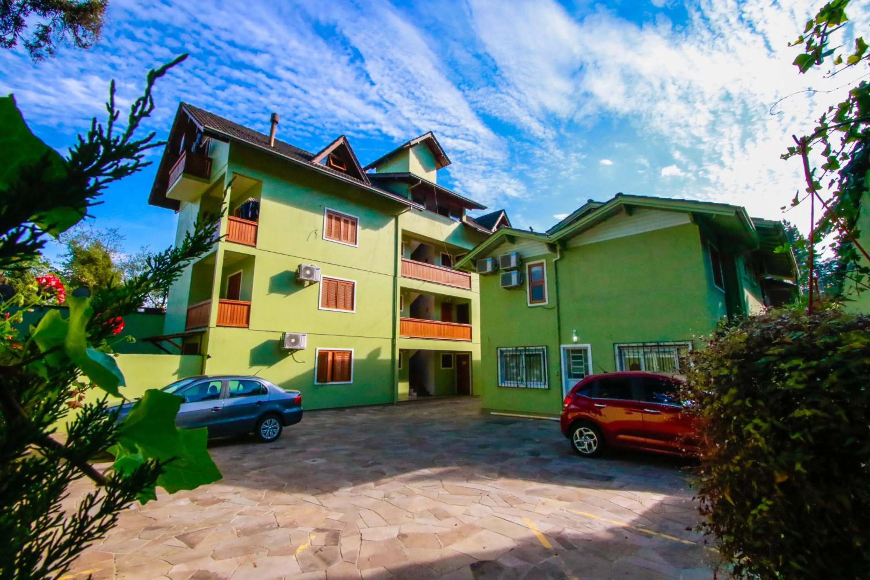 Property building in Pousada Caminho dos Plátanos