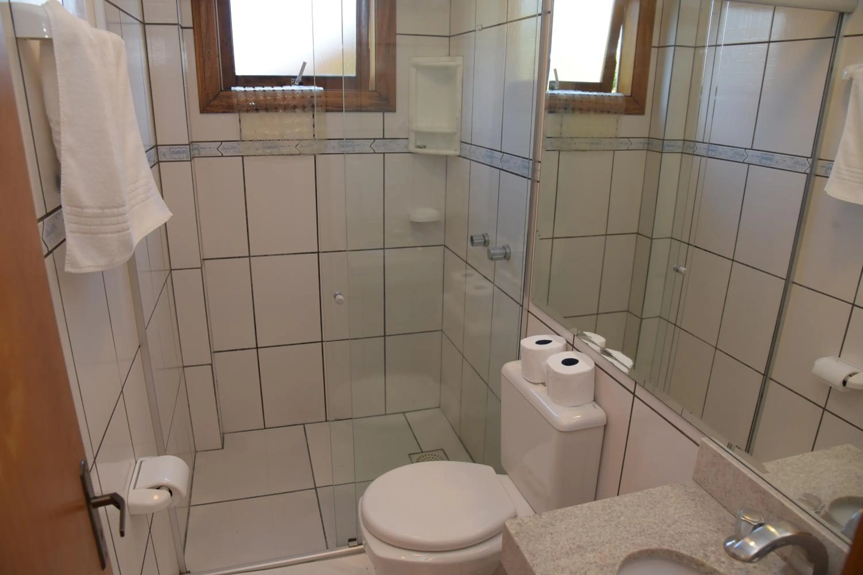 Bathroom in Pousada Caminho dos Plátanos