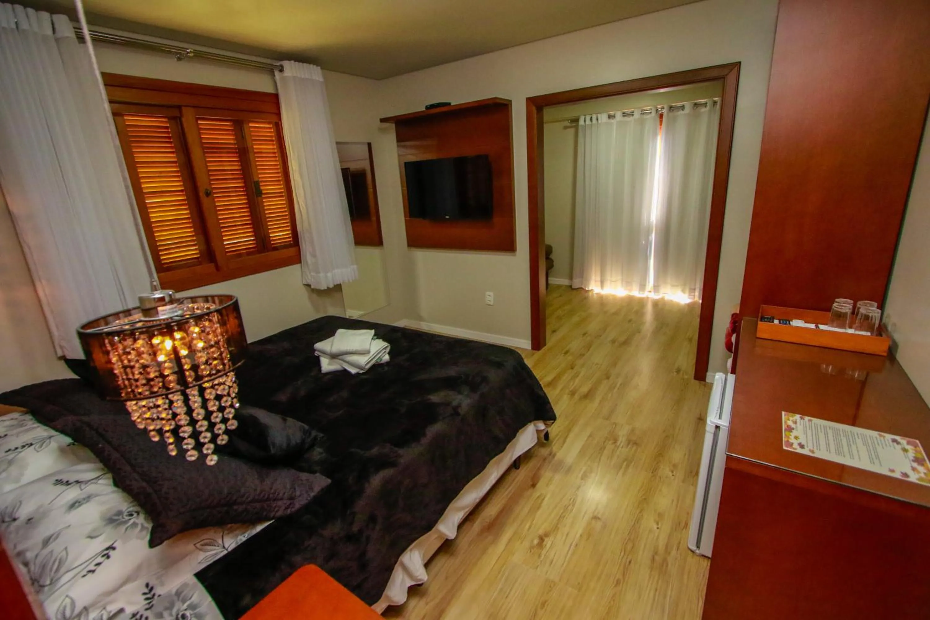 Bedroom, Bed in Pousada Caminho dos Plátanos