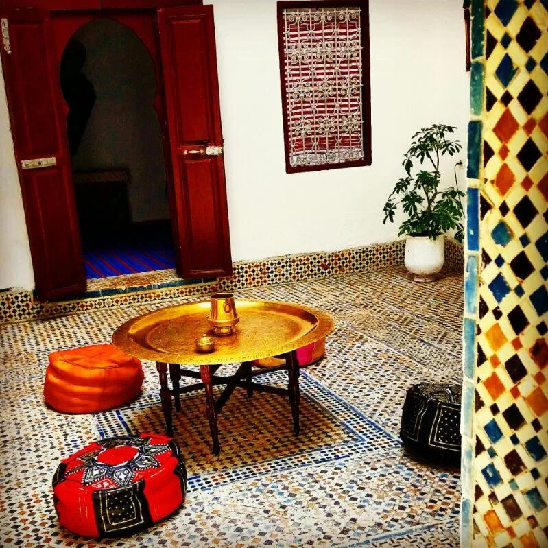 Lobby or reception in Riad Khmisa
