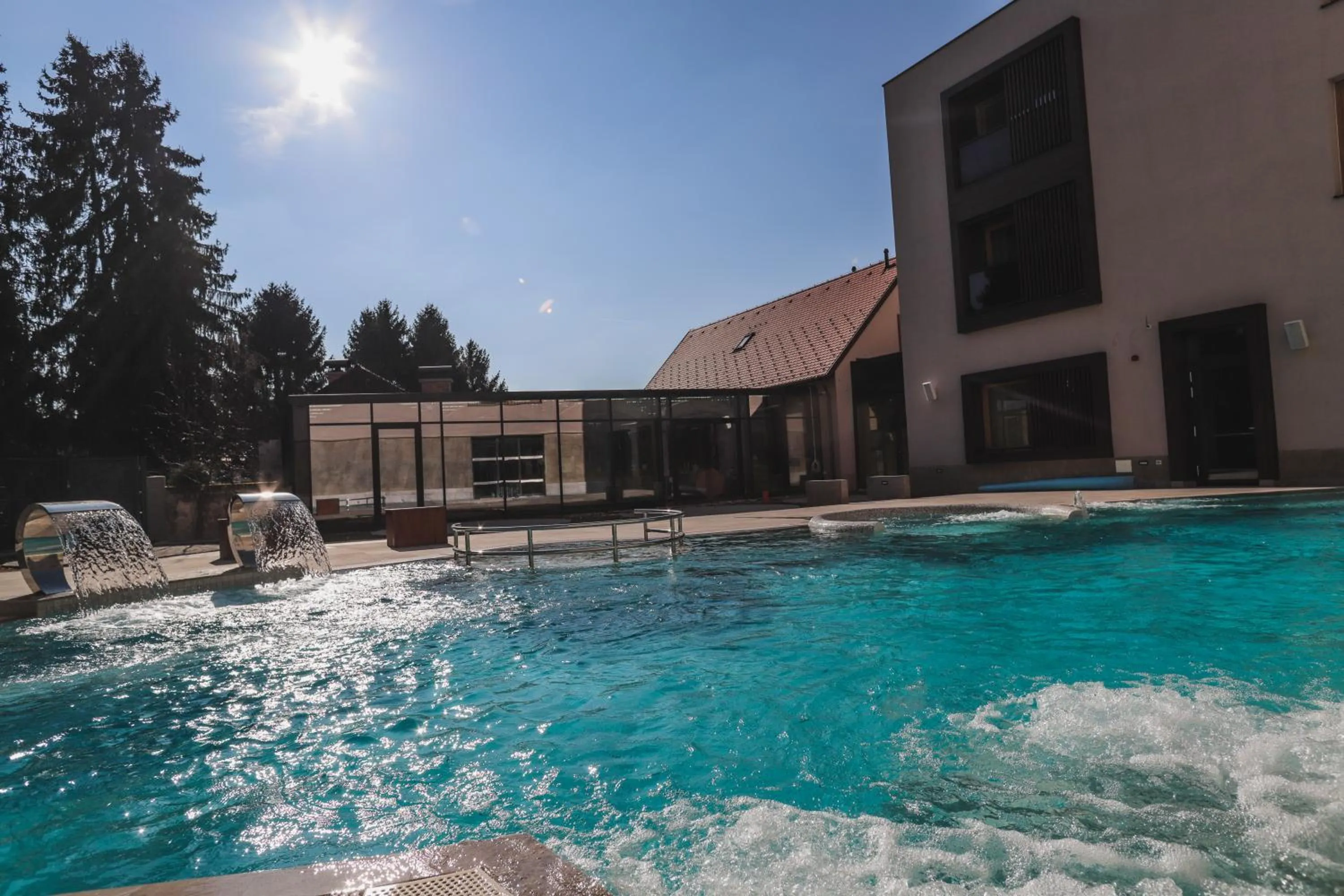 Swimming pool in Hotel Bernarda