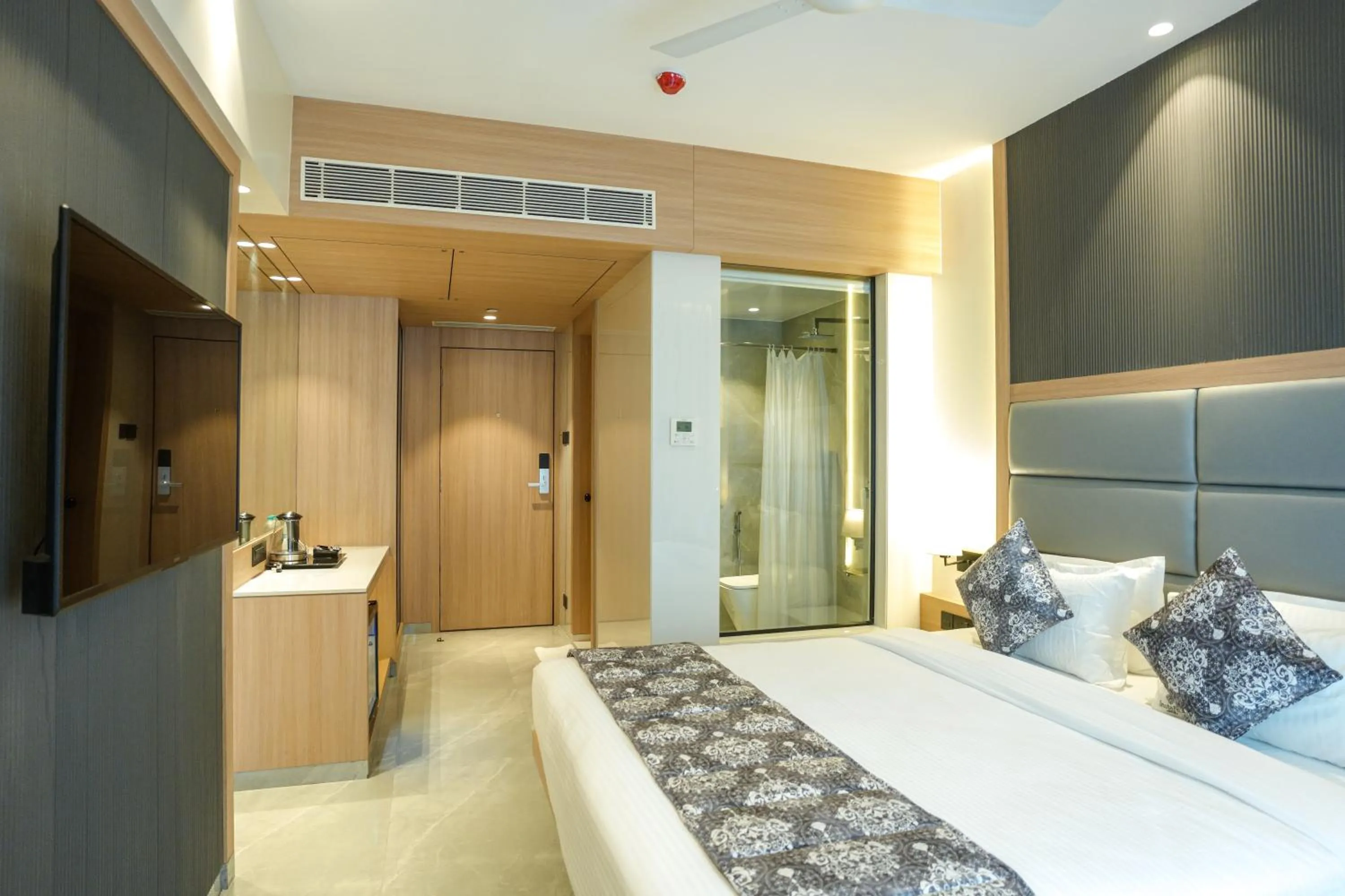 Bed in InstaFeel Hotel