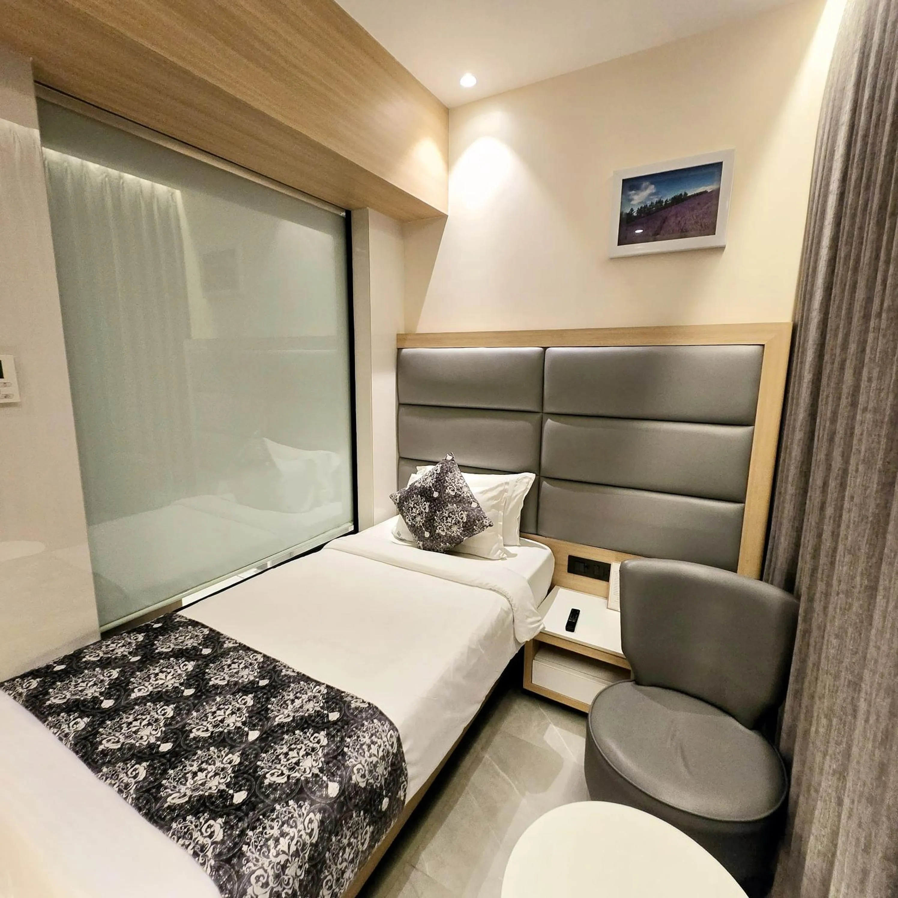 Bed in InstaFeel Hotel