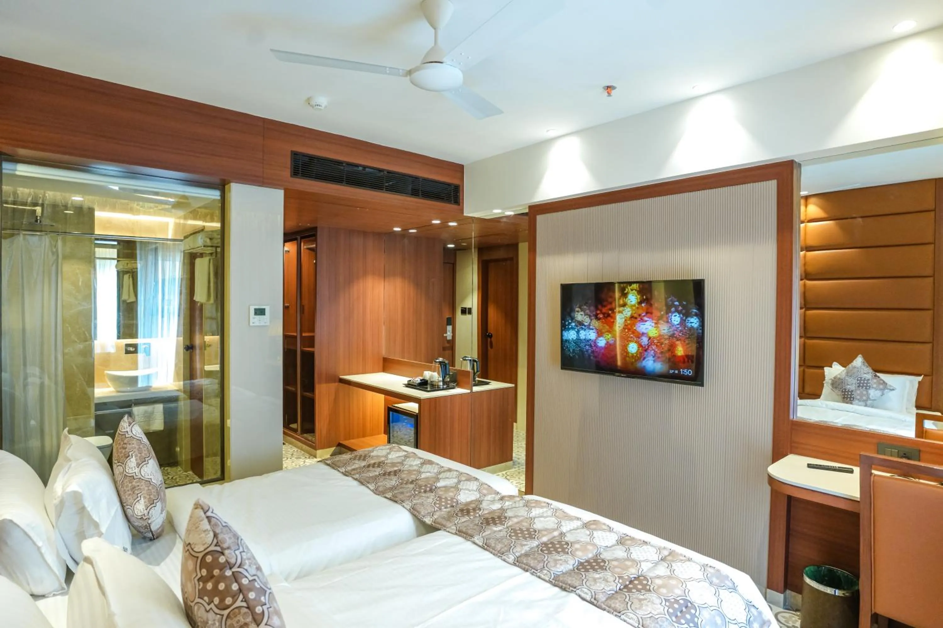 Bed in InstaFeel Hotel