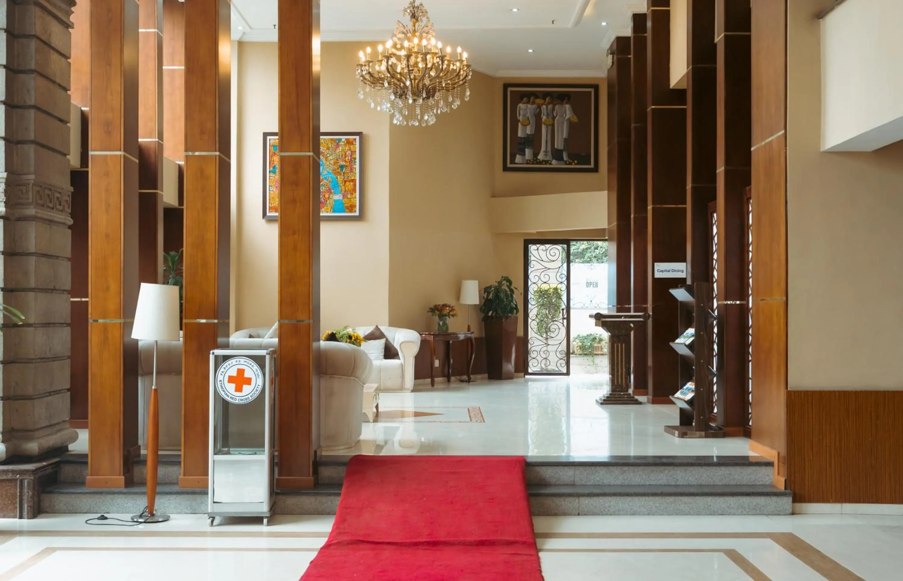 Lobby or reception in Capital Hotel and Spa