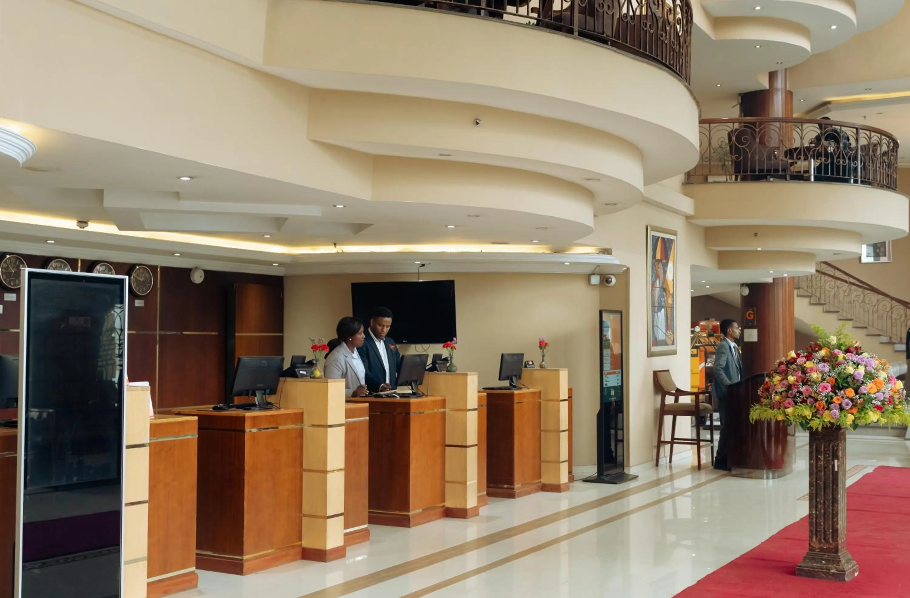 Lobby or reception in Capital Hotel and Spa