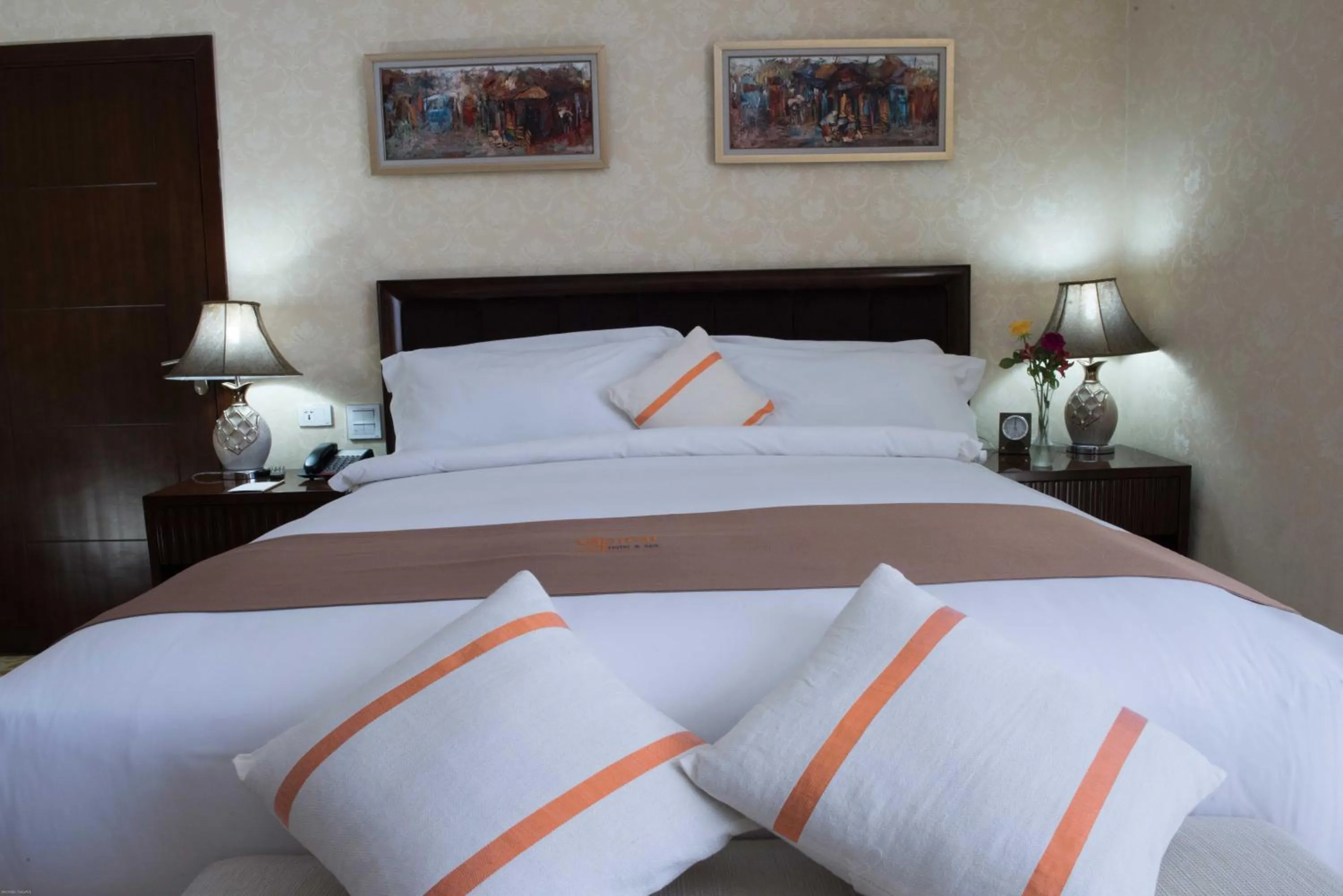 Bed in Capital Hotel and Spa