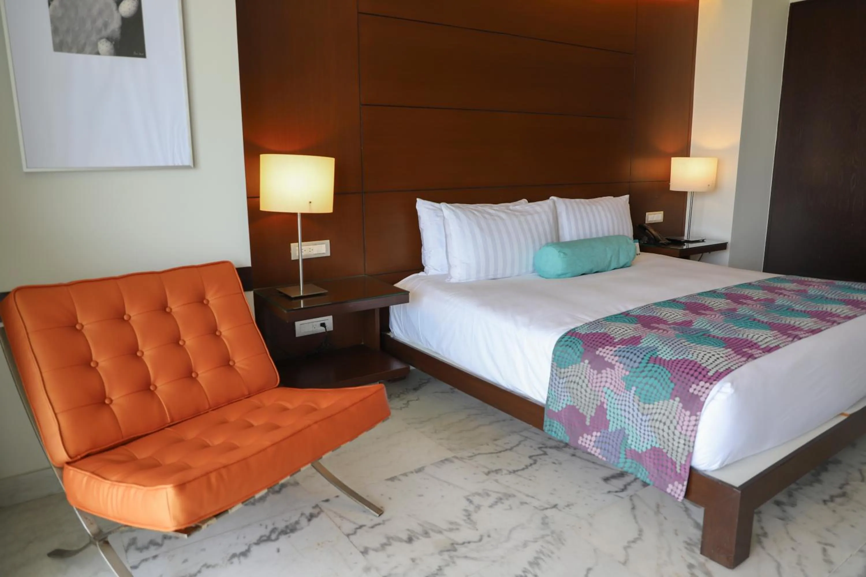 Bed in Palacio Mundo Imperial Riviera Diamante Acapulco All Inclusive