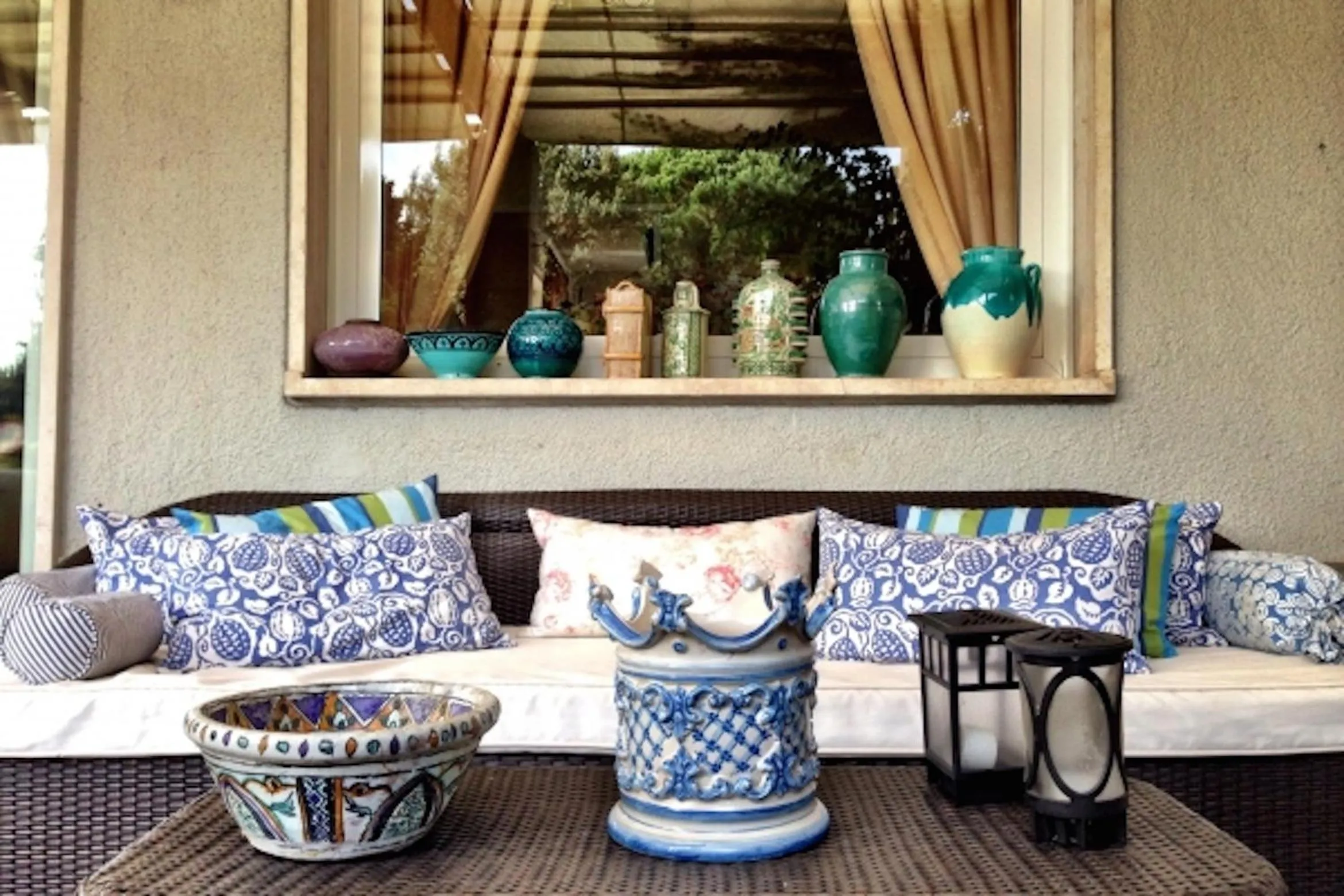 Decorative detail in La Gaura Guest House