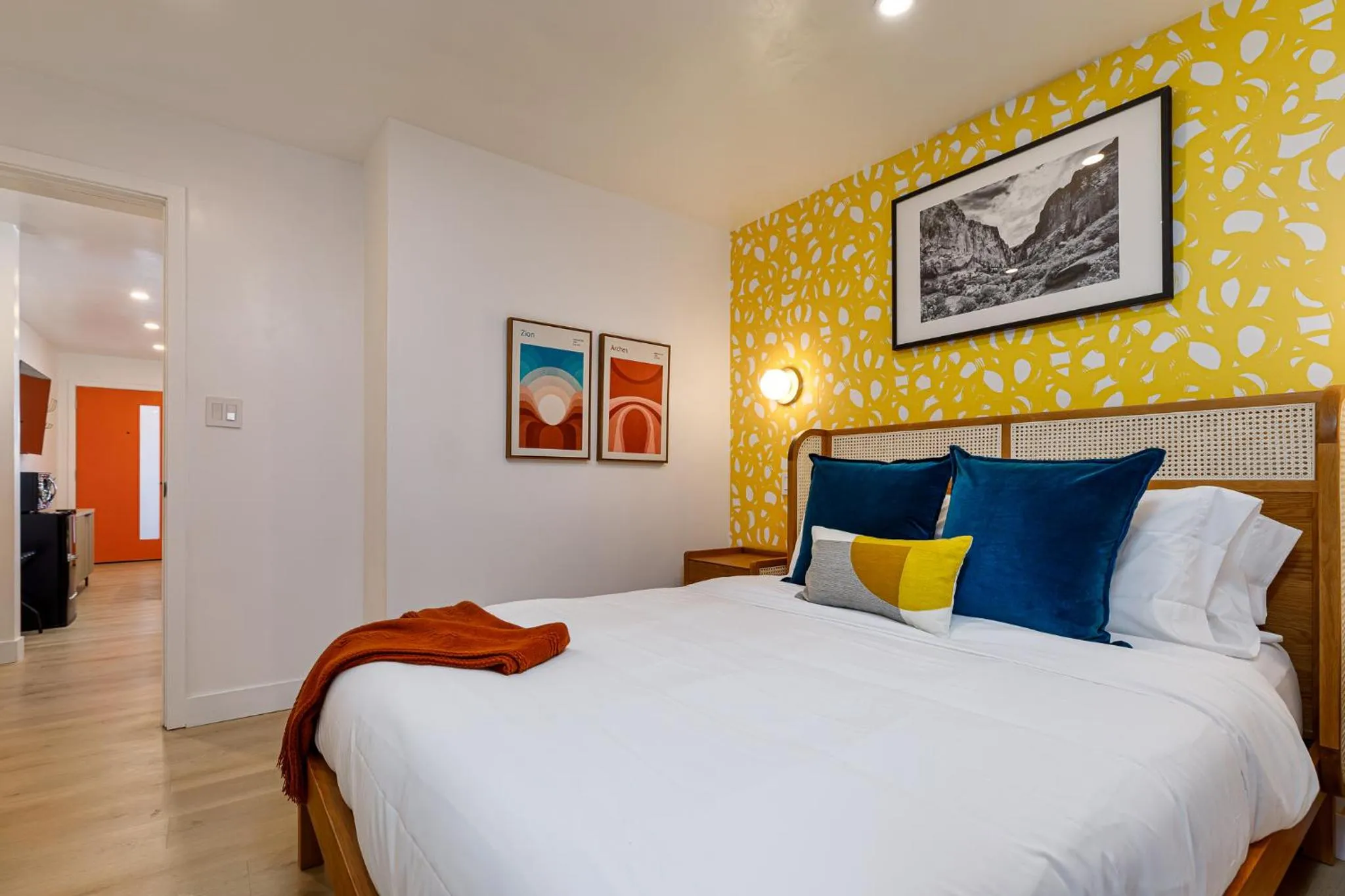 Bedroom, Bed in Quail Park Lodge