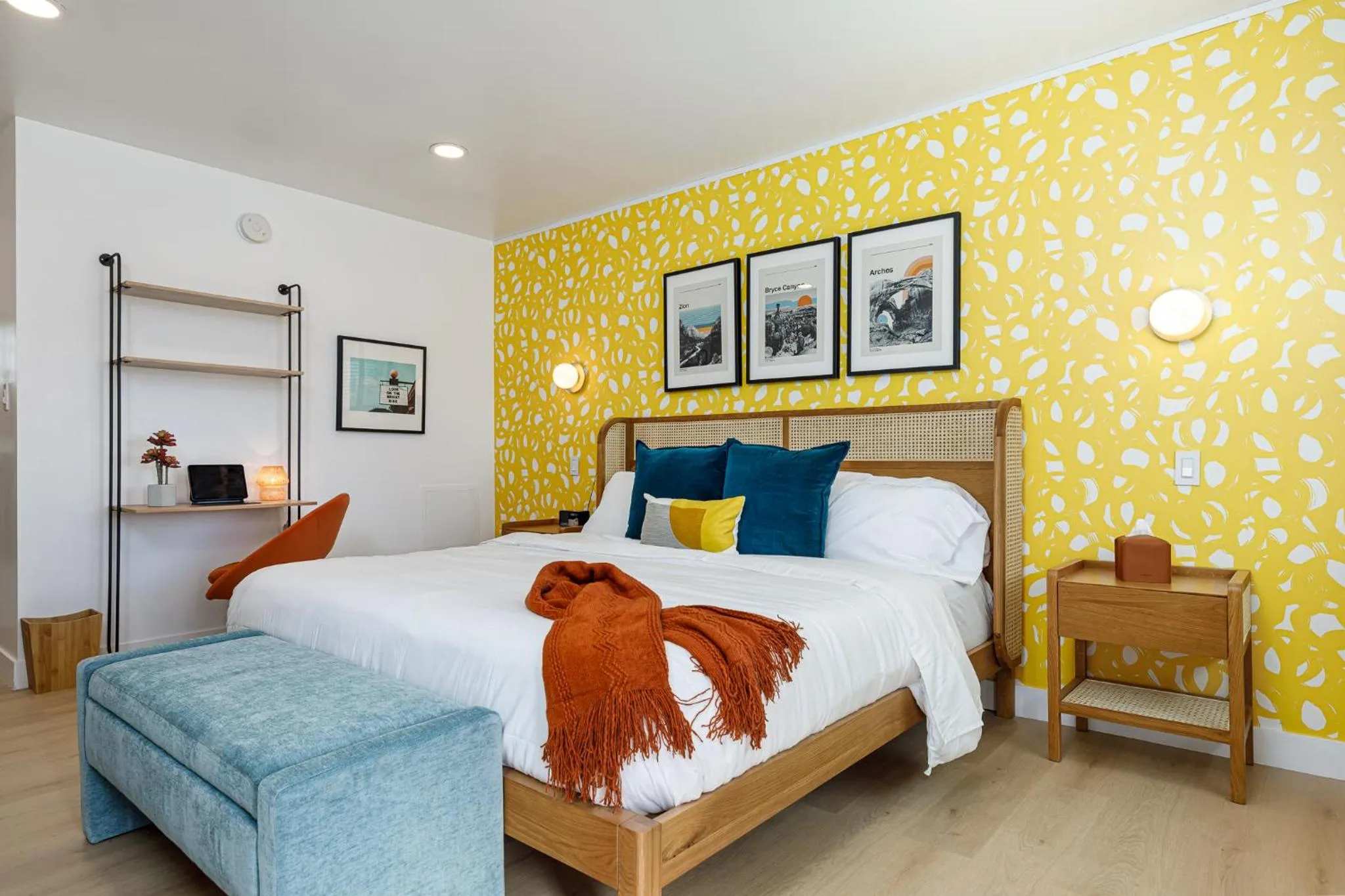 Bed in Quail Park Lodge