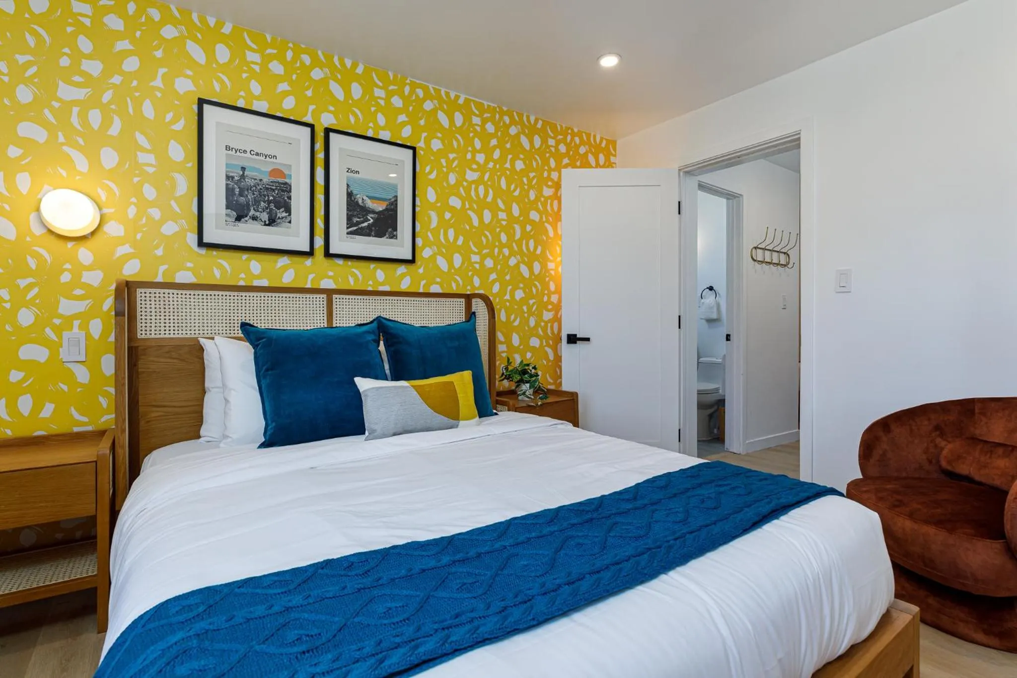 Bed in Quail Park Lodge