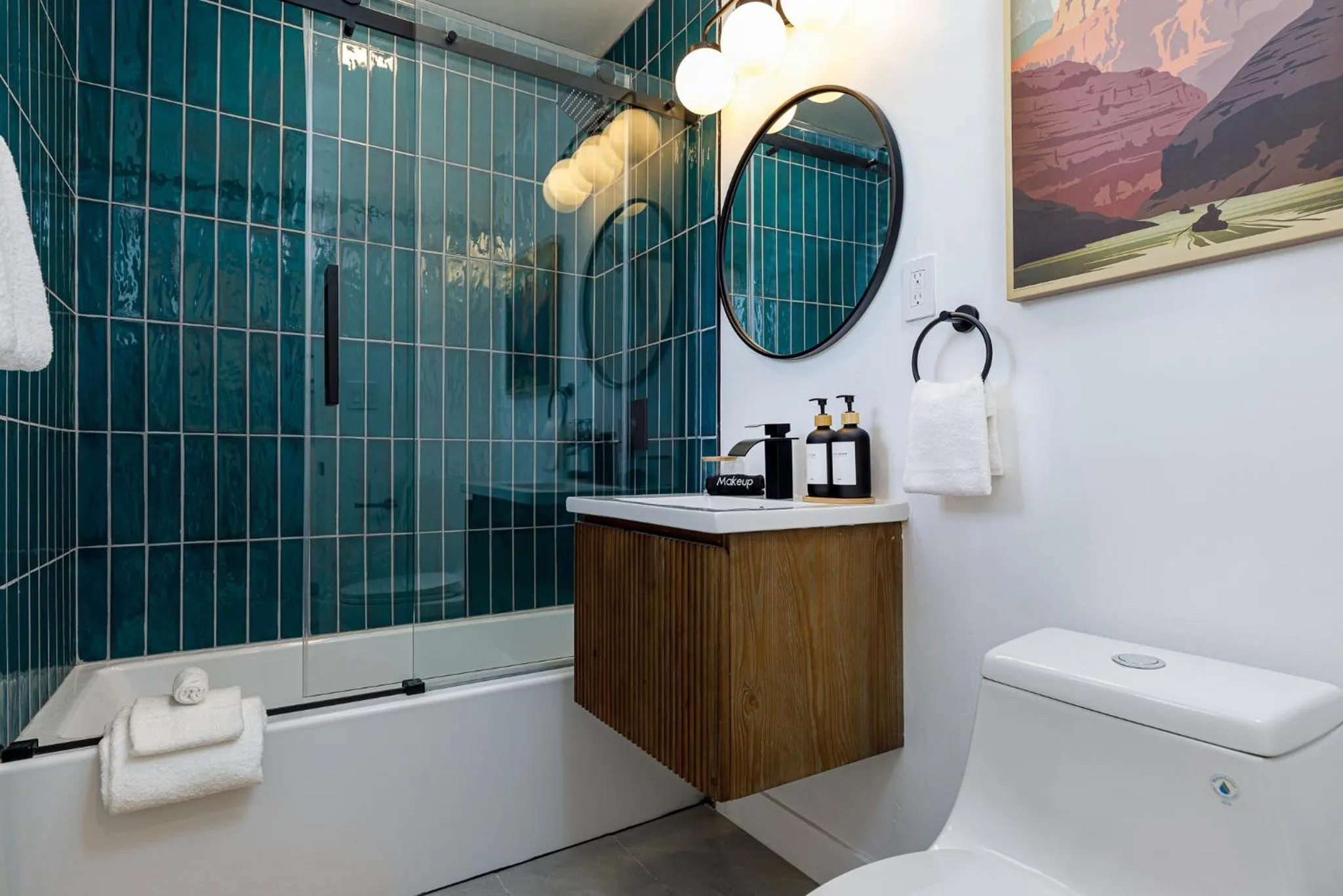 Shower in Quail Park Lodge