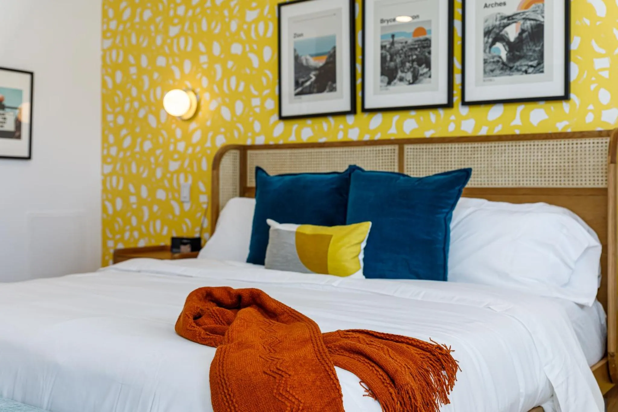 Bed in Quail Park Lodge