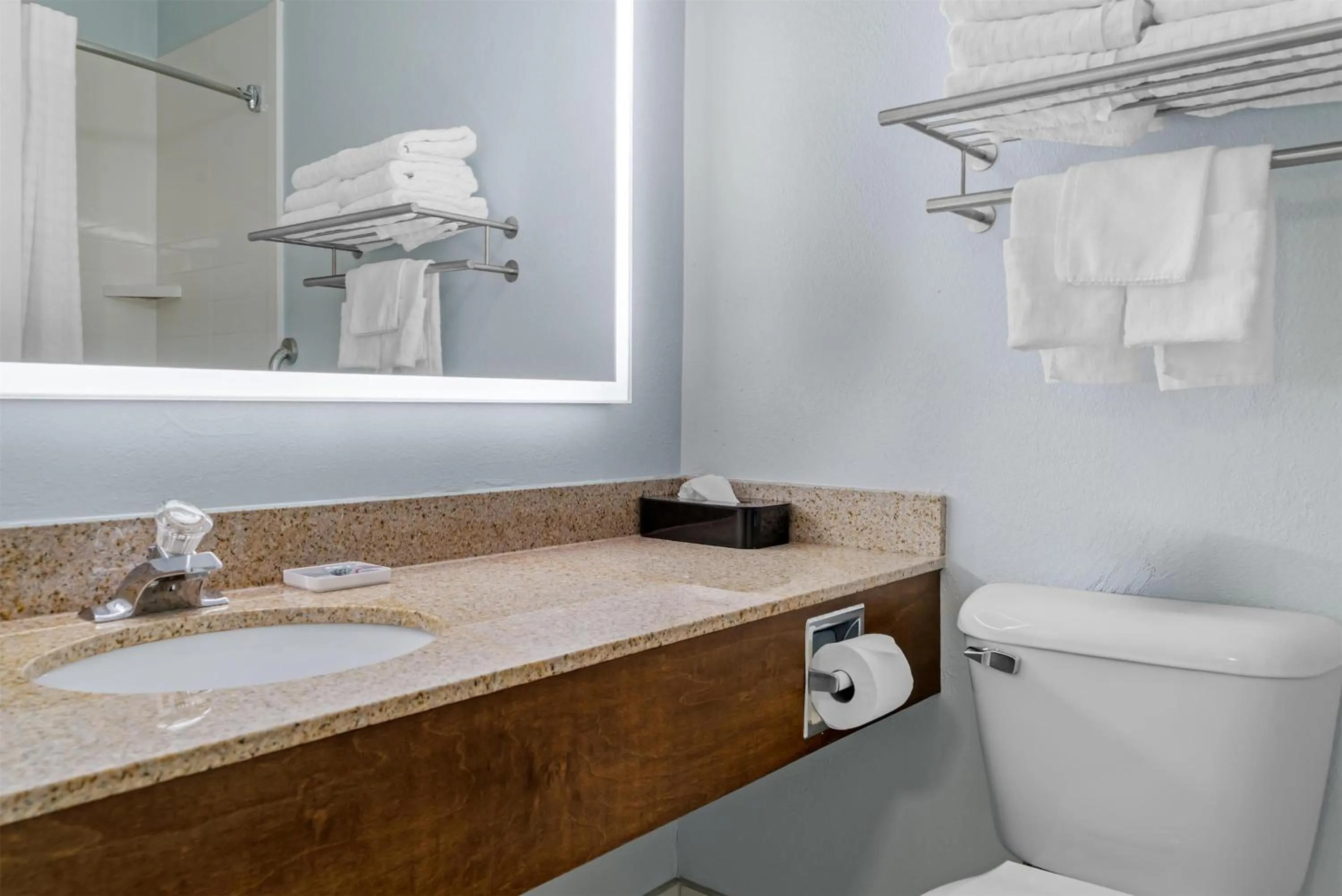 Bathroom in Best Western Lakewinds