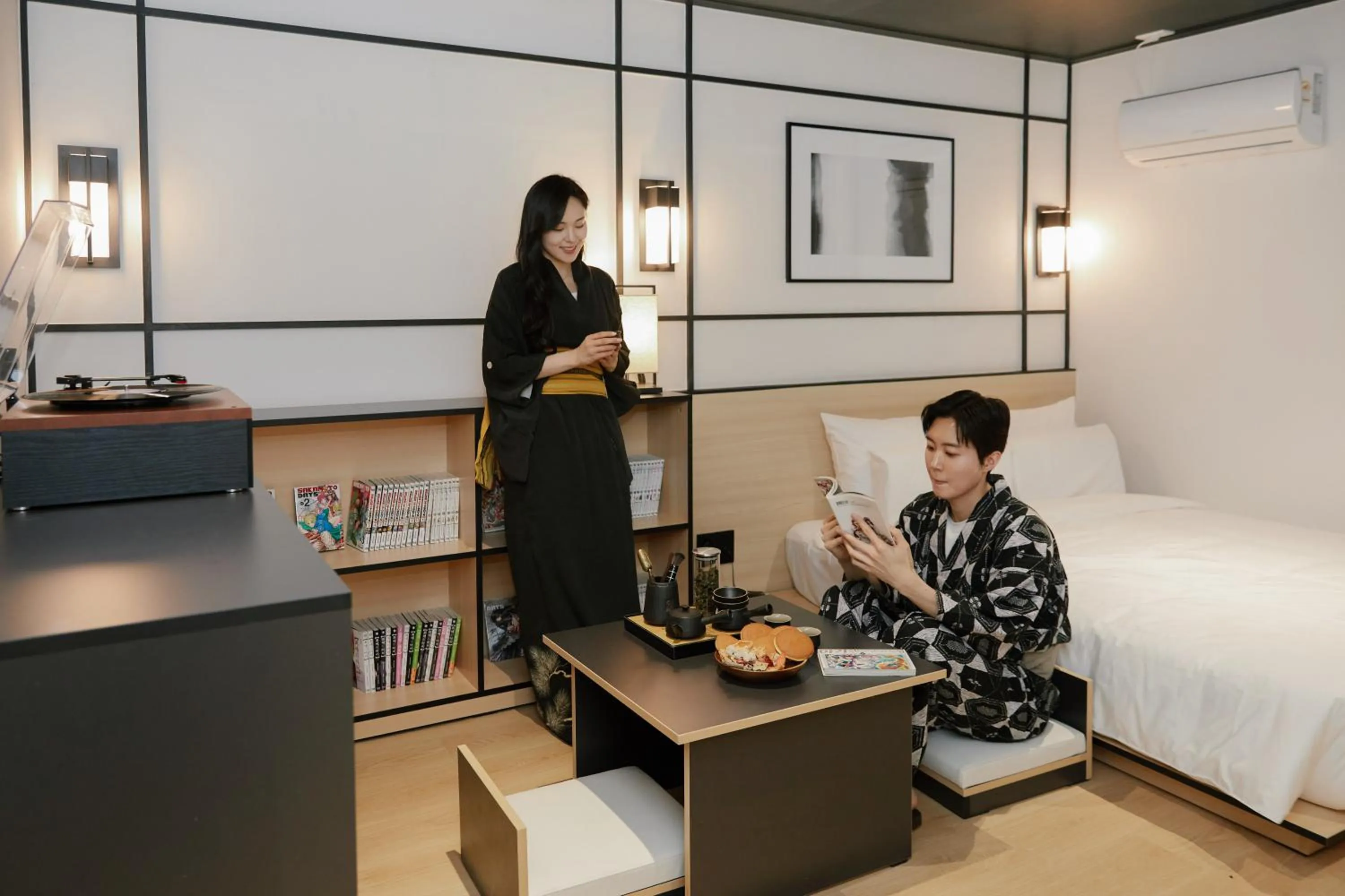 Bed in Mitasuya Ryokan Hotel Incheon by Aank