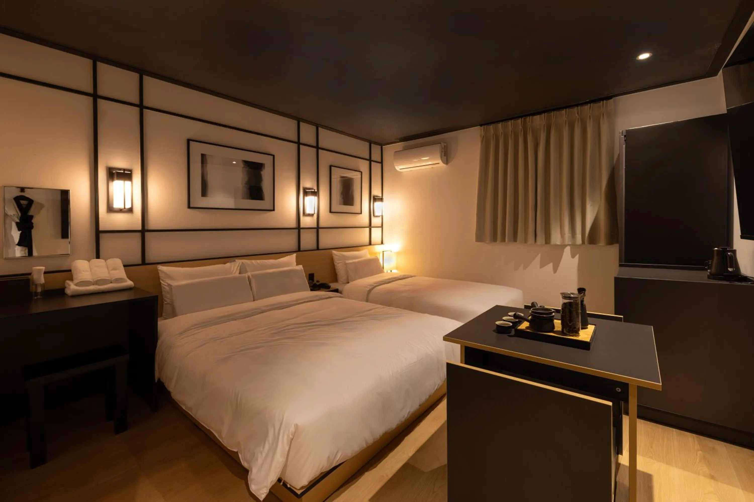 Bed in Mitasuya Ryokan Hotel Incheon by Aank