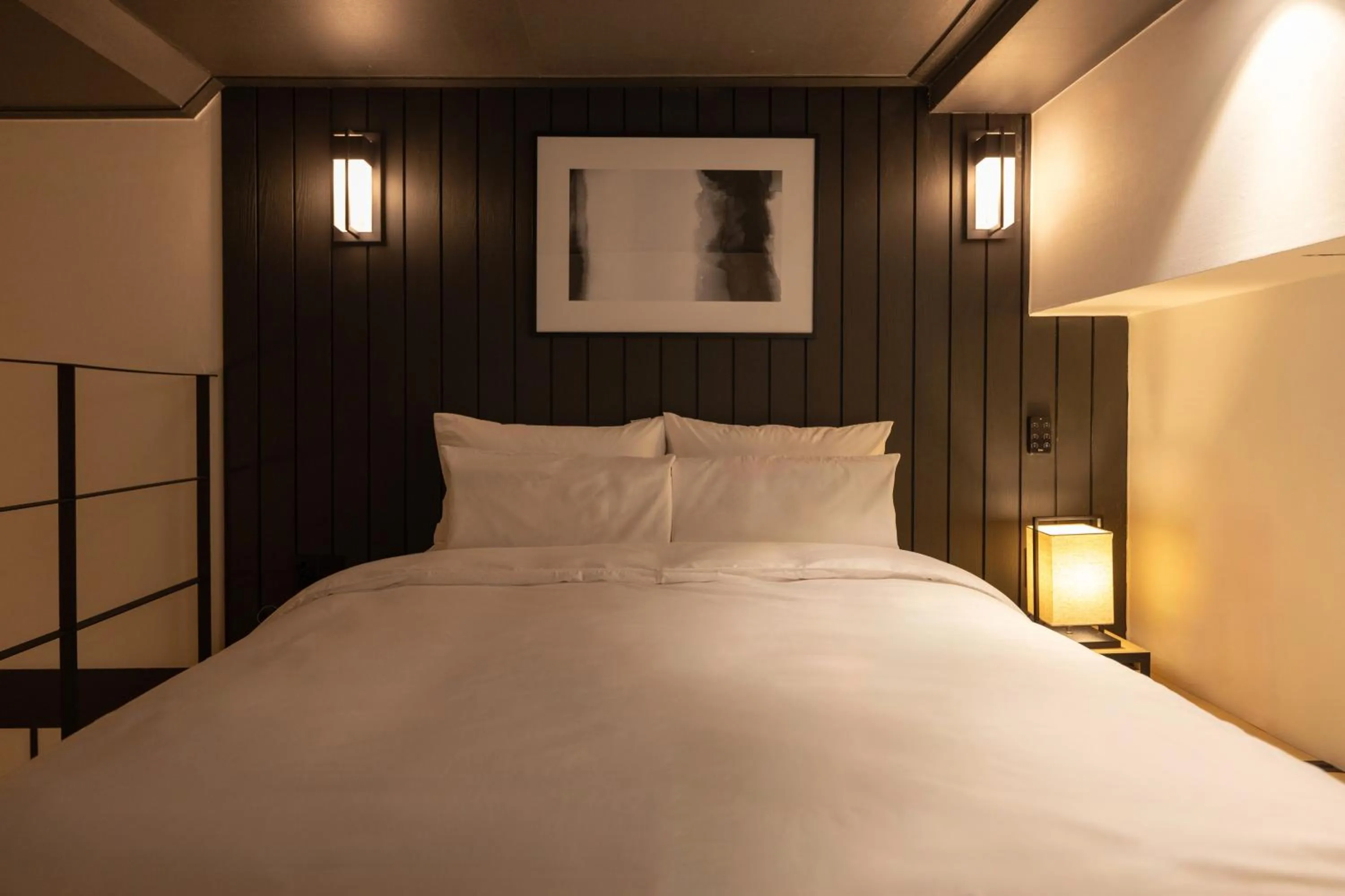 Bed in Mitasuya Ryokan Hotel Incheon by Aank