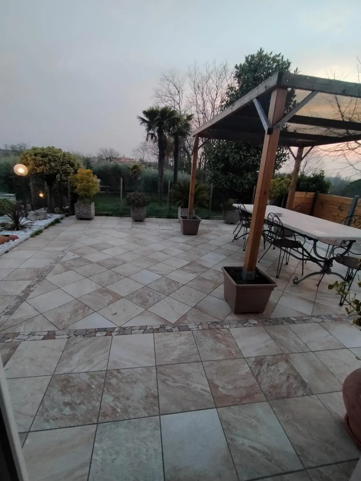 Patio in B&B Il Tramonto