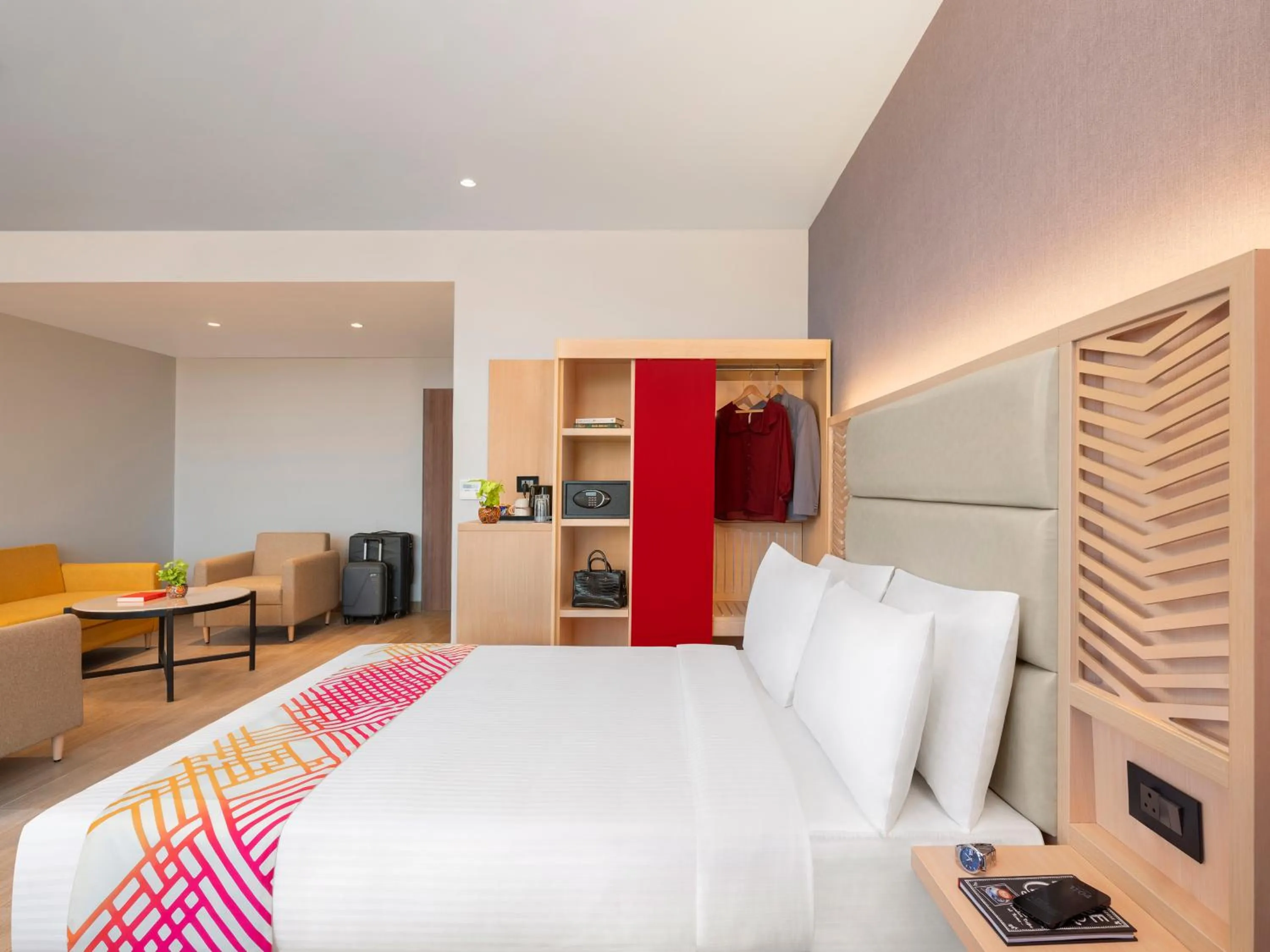 Bedroom, Bed in Ginger Nagpur Airport Road