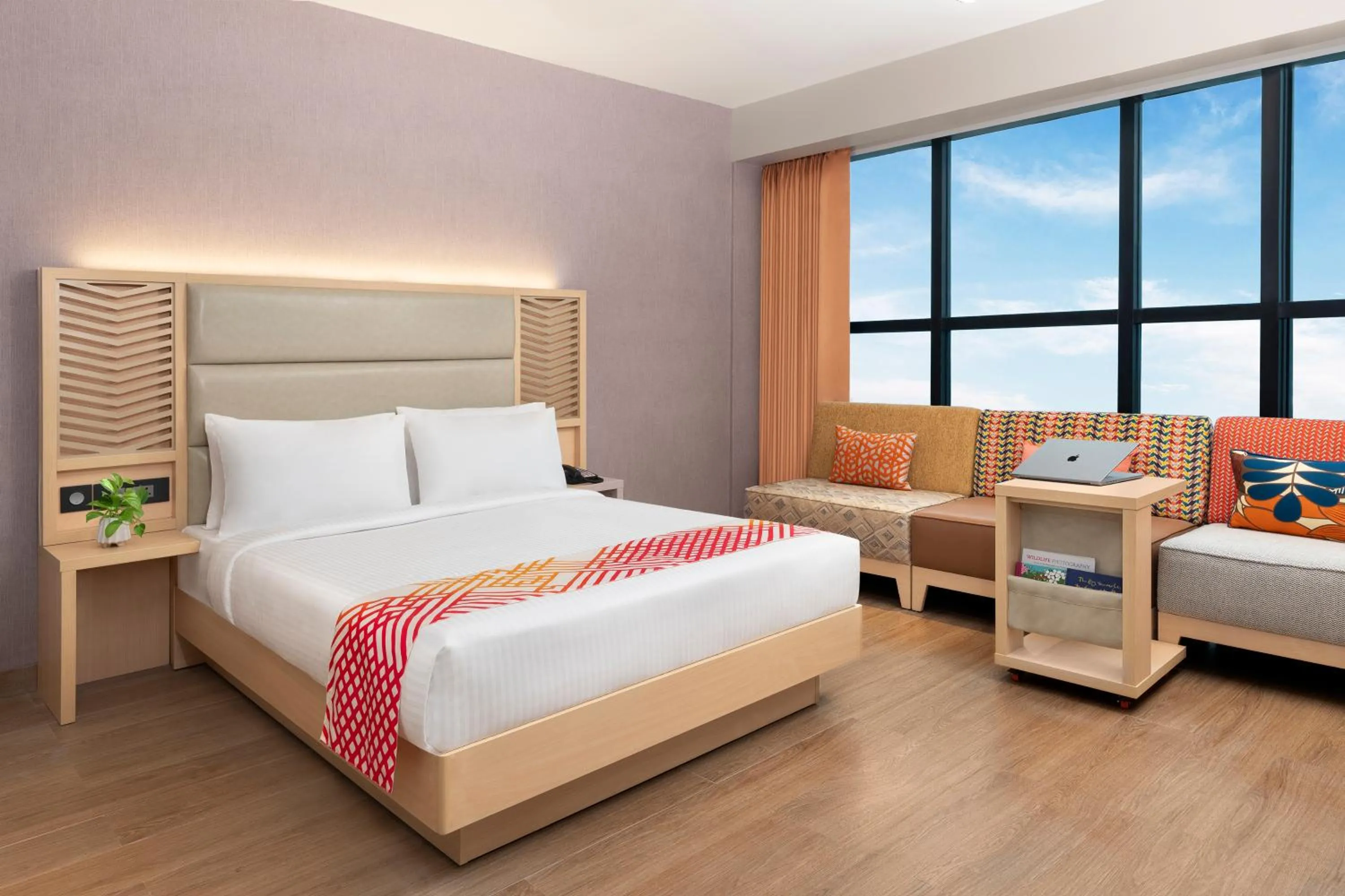 View (from property/room), Bed in Ginger Nagpur Airport Road