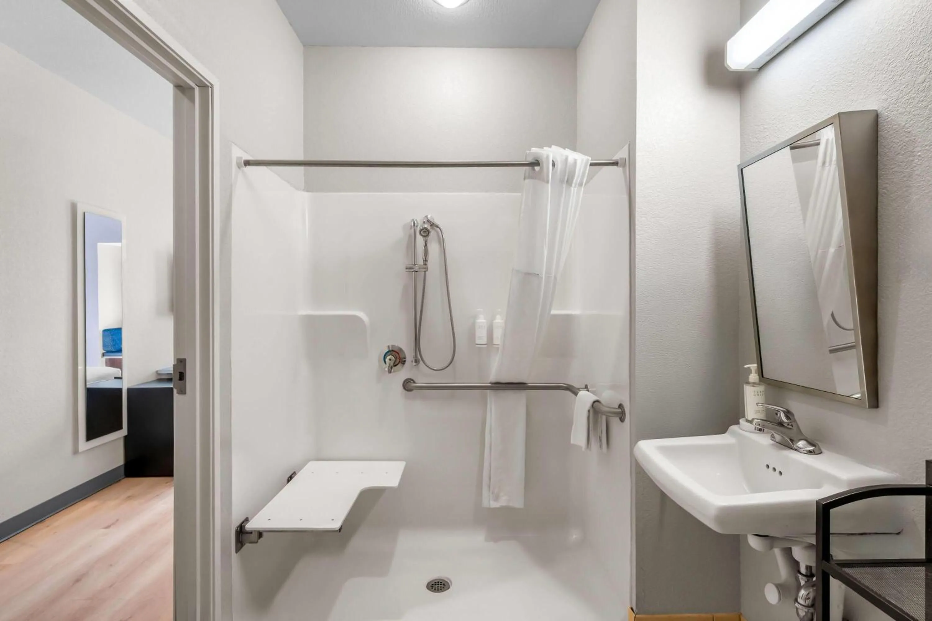 Shower in Microtel Inn & Suites By Wyndham Conway