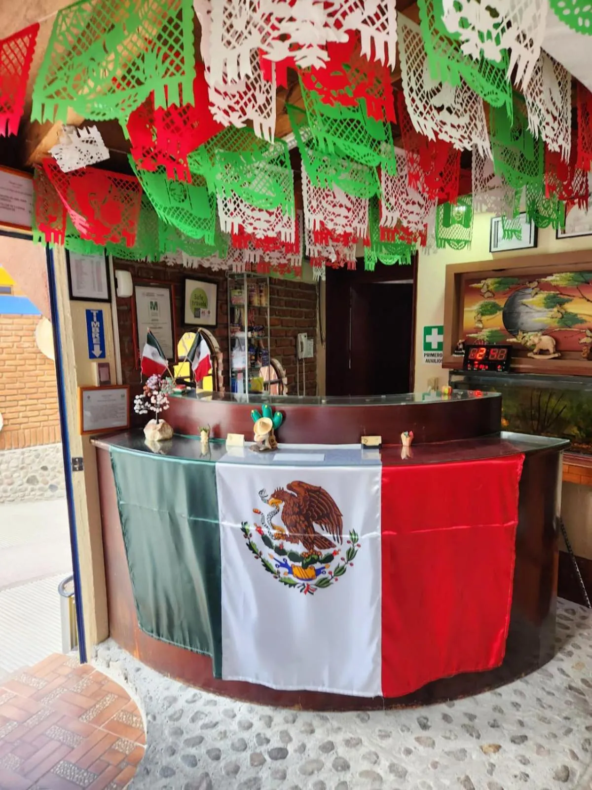 Lobby or reception in Posada Arny