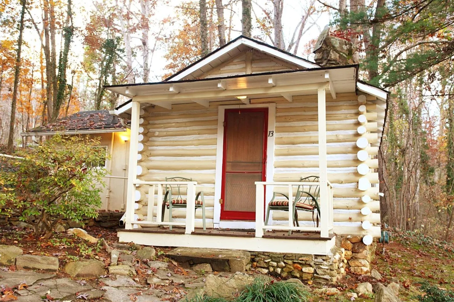 Patio in The Pines Cottages