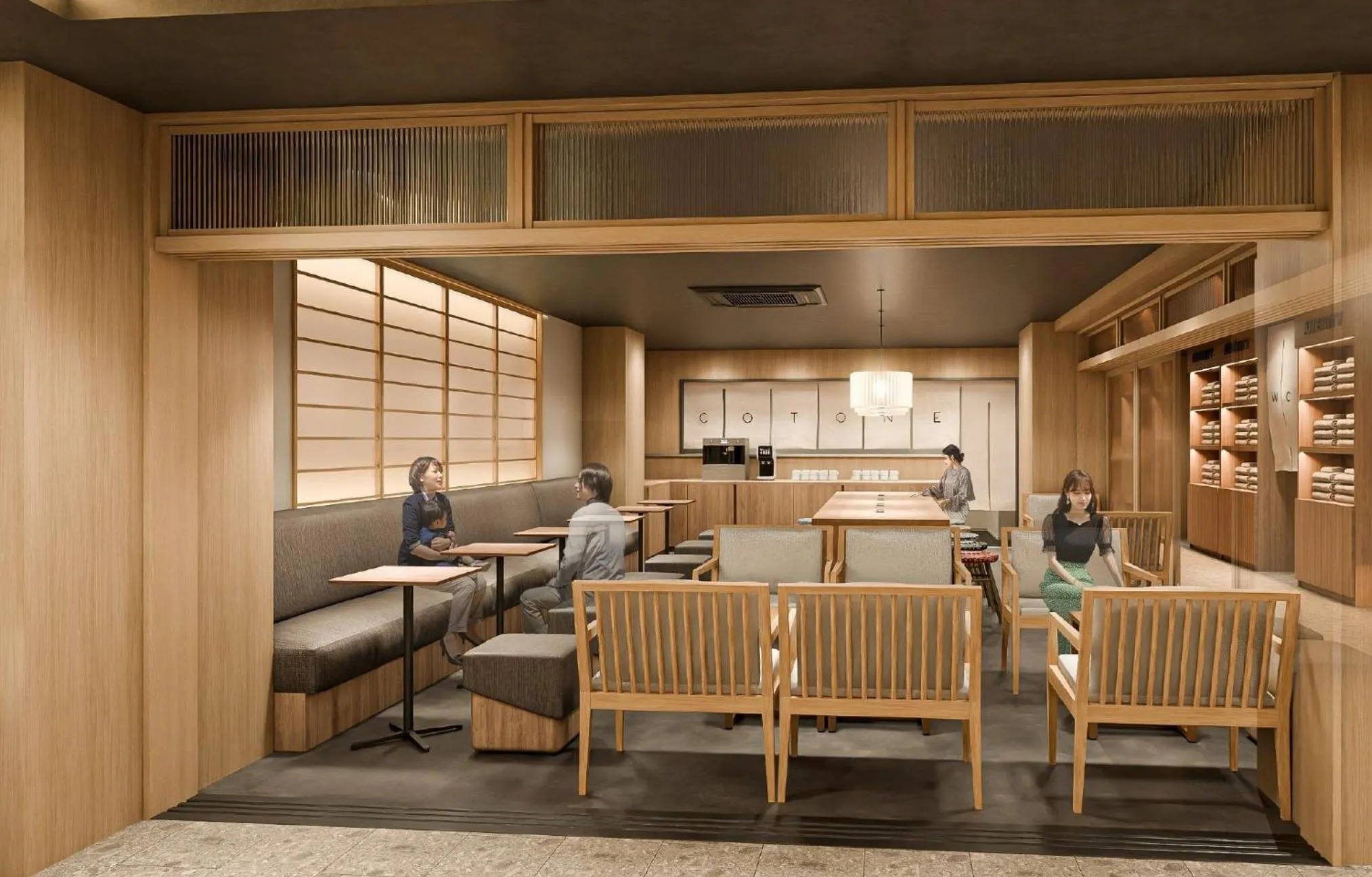 Lounge or bar in Kyoto Crystal Hotel Ⅰ