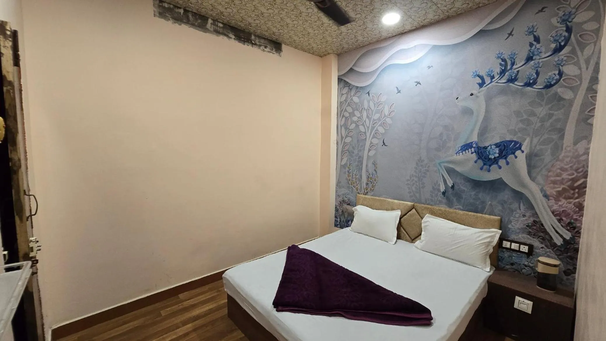 Bed in HOTEL MAHESHWARI GREEN's