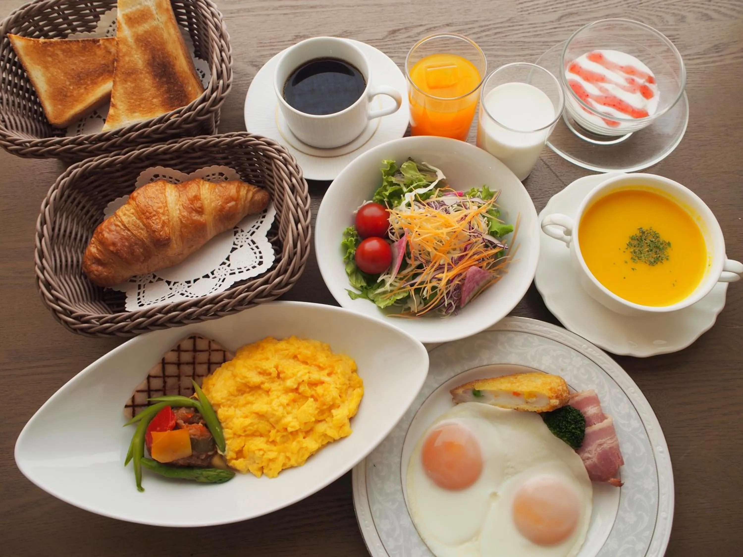 Breakfast in Hotel Bel Air Sendai