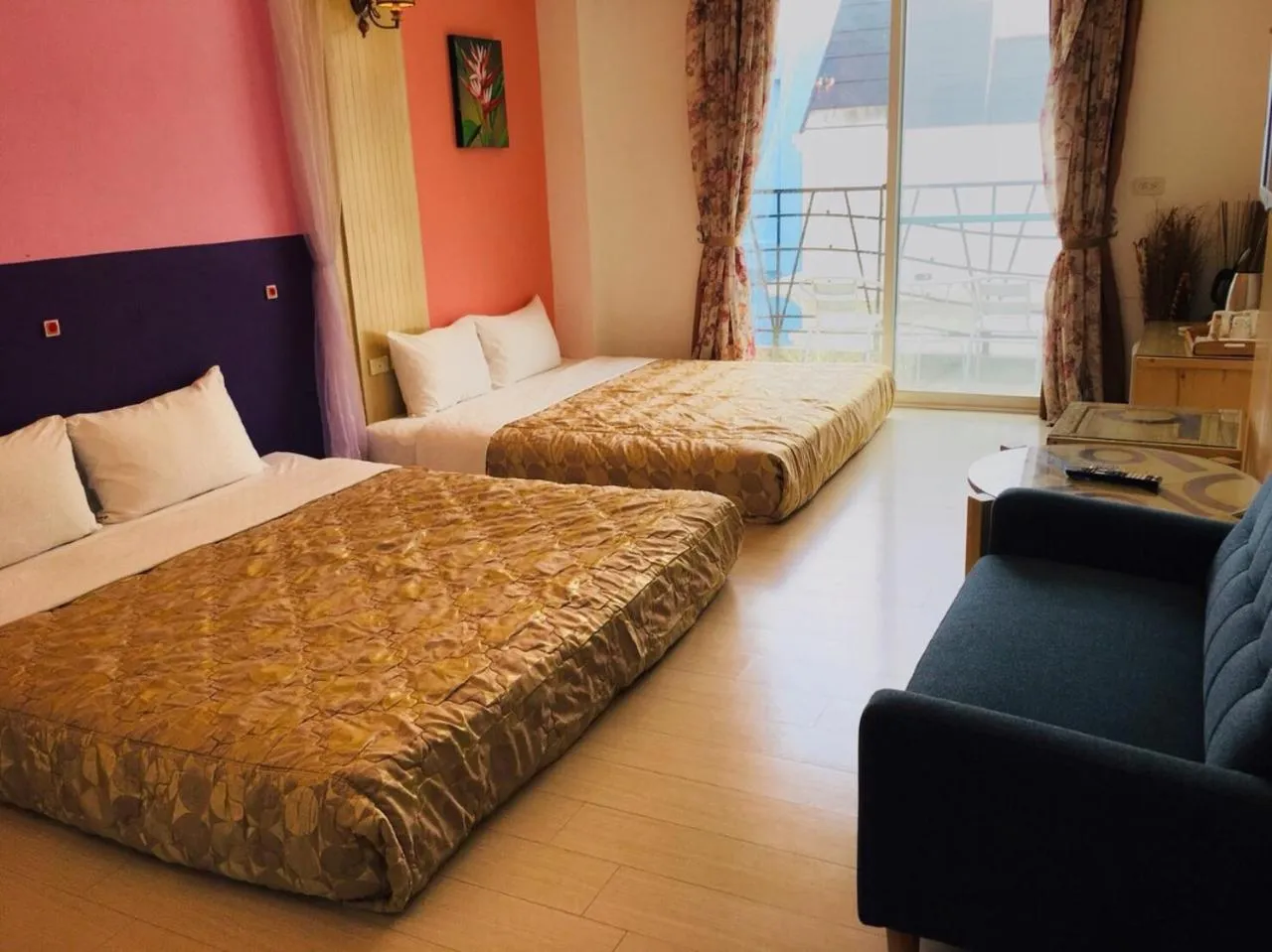 Bed in Lang Qin Hai Inn