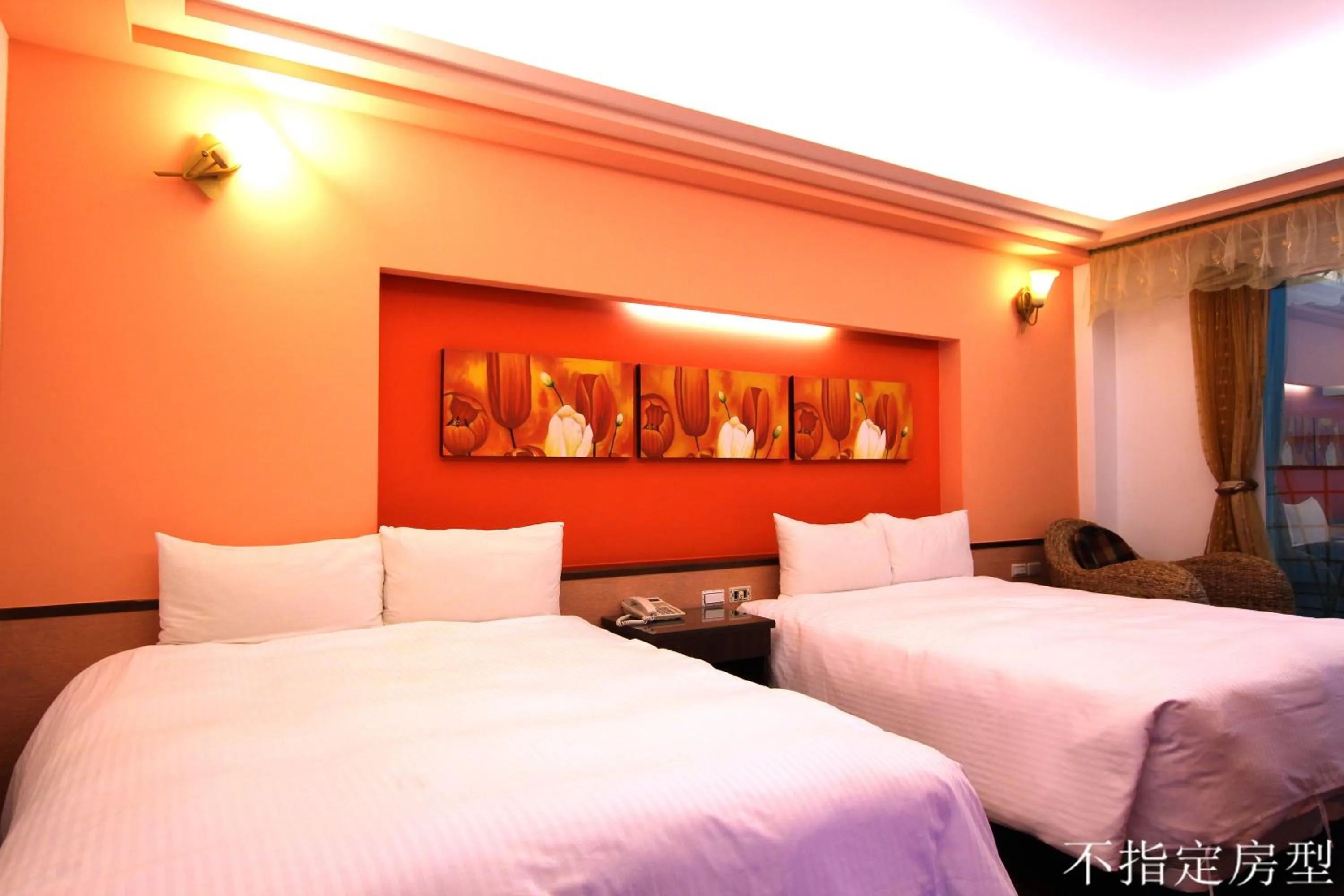 Bed in Lang Qin Hai Inn