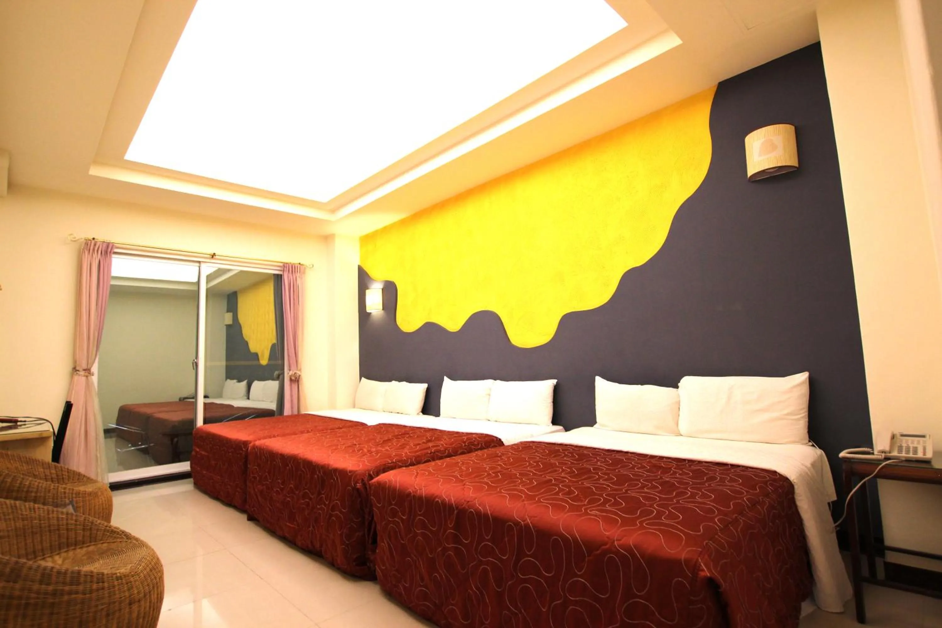 Bed in Lang Qin Hai Inn