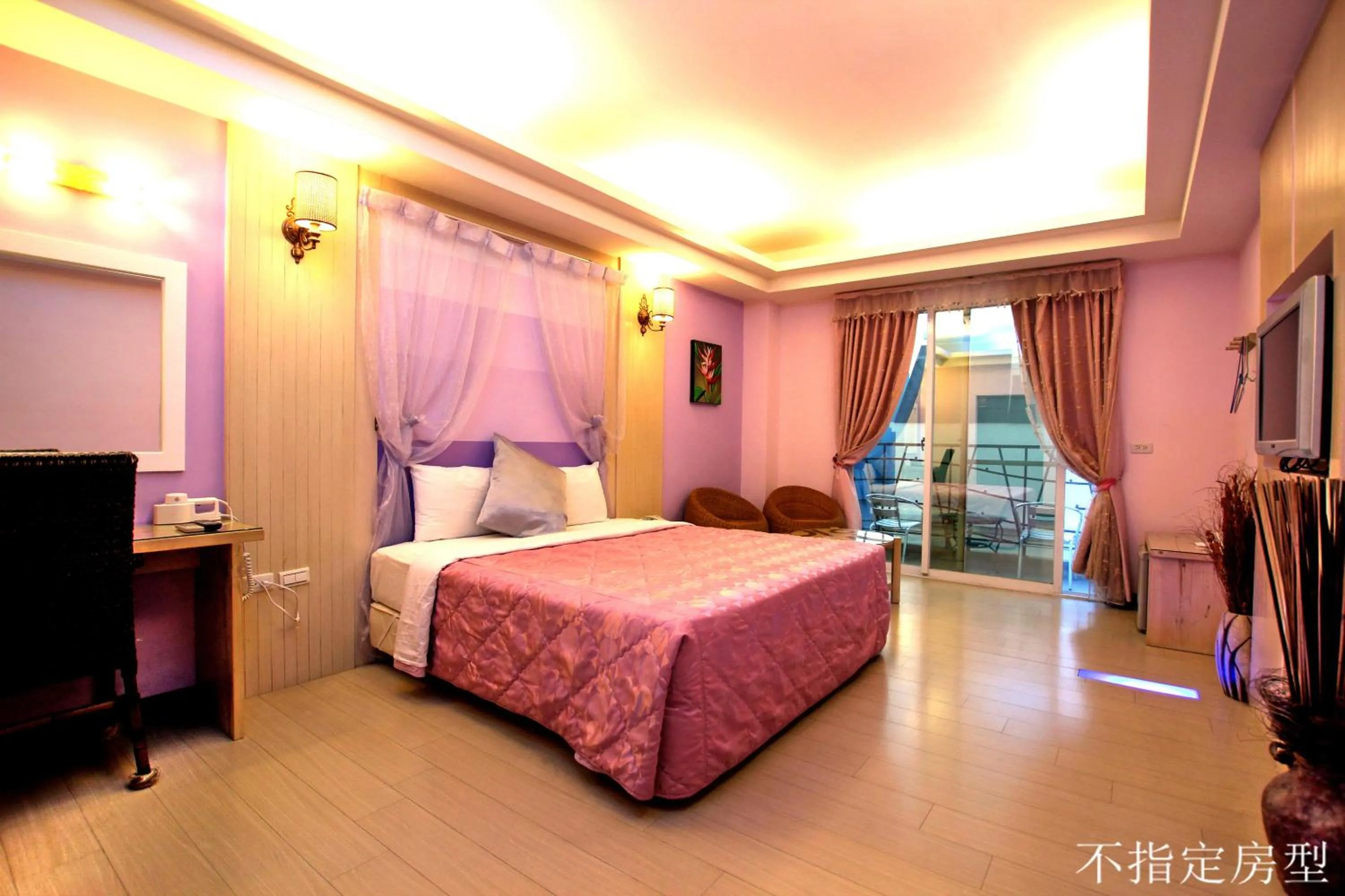 Bed in Lang Qin Hai Inn